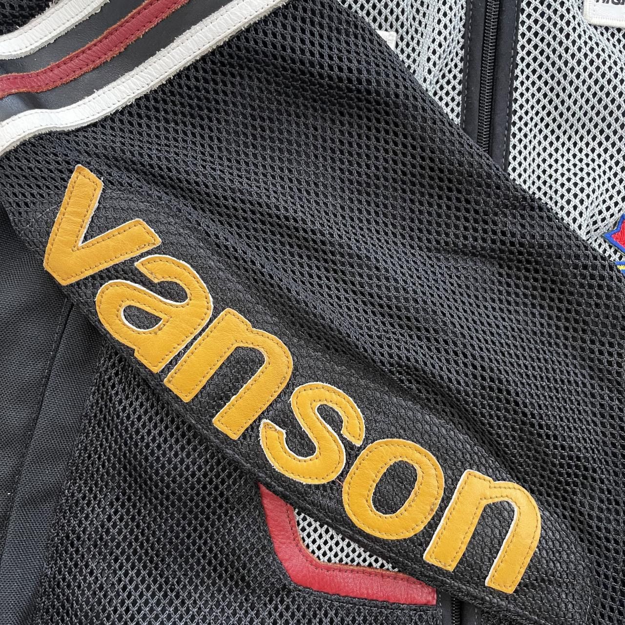 Vanson Leathers Vanson Leathers 'One Star' Mesh Motorcycle Racer Jacket Size US L / EU 52-54 / 3 - 5 Thumbnail