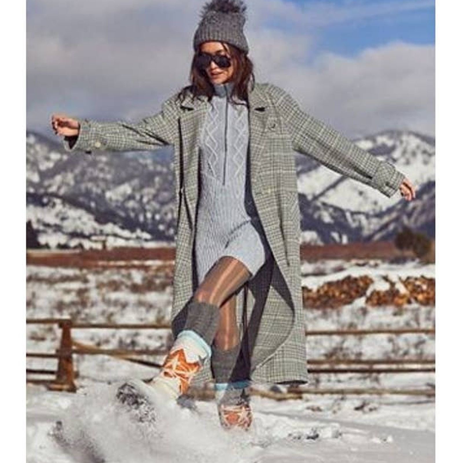 Free People New Free People WE THE FREE Liberty Duster $298 LARGE Blue Size L / US 10 / IT 46 - 4 Thumbnail