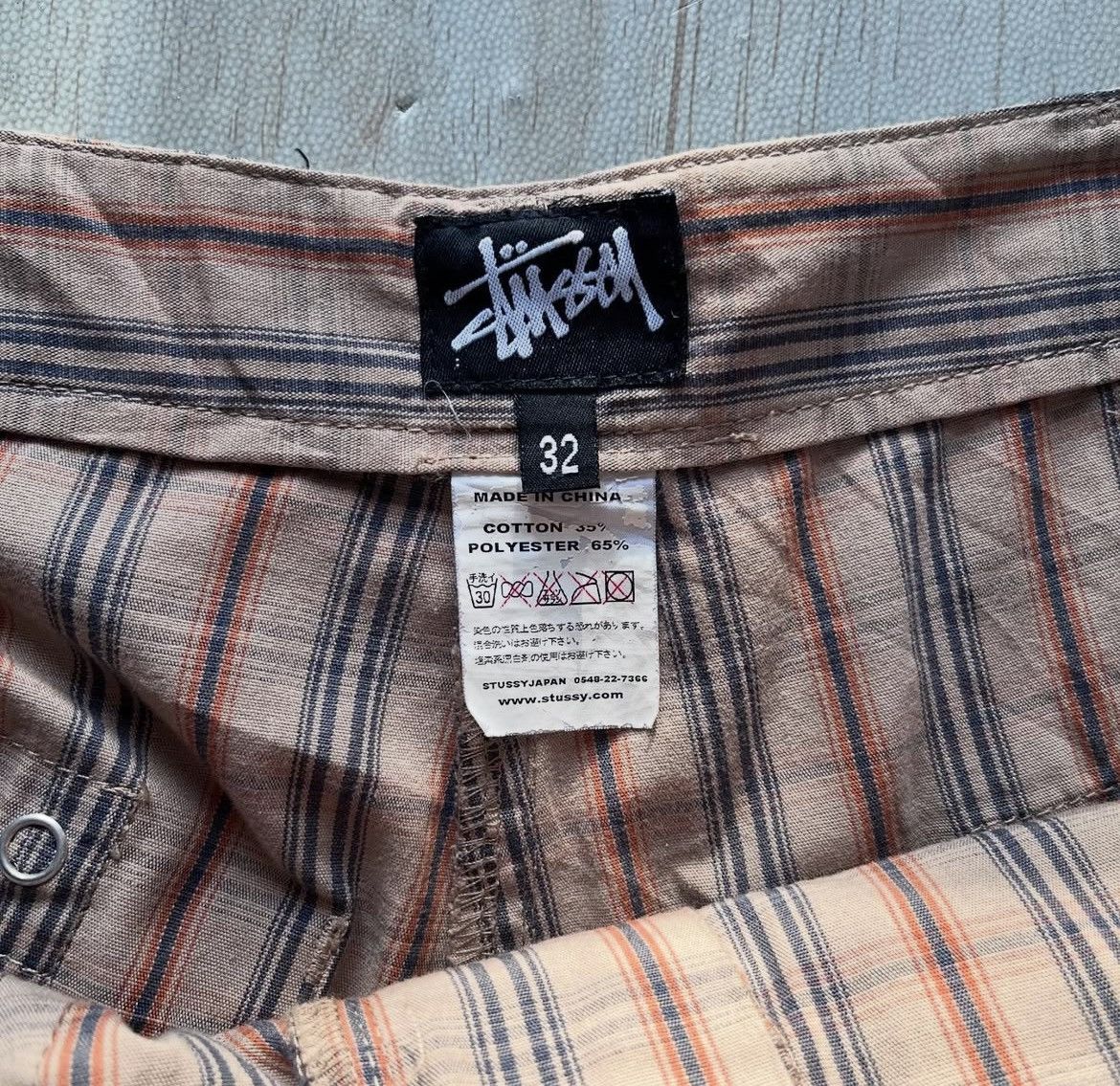 Stussy 00s stussy plaid multipocket short Size US 32 / EU 48 - 3 Thumbnail