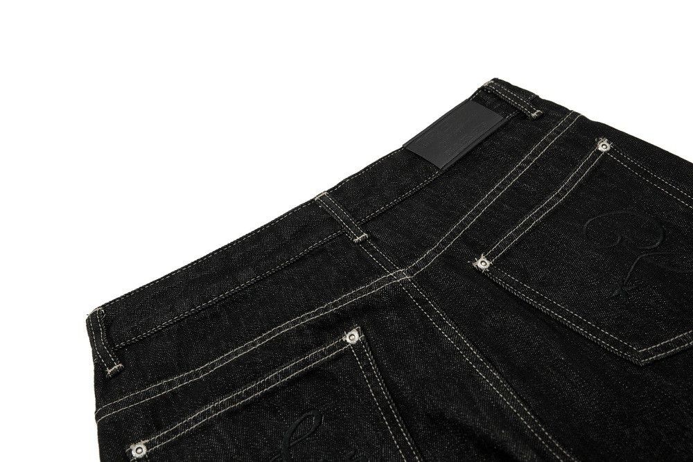 Jean Men's hippie casual distressed loose straight retro jeans Size US 32 / EU 48 - 3 Thumbnail