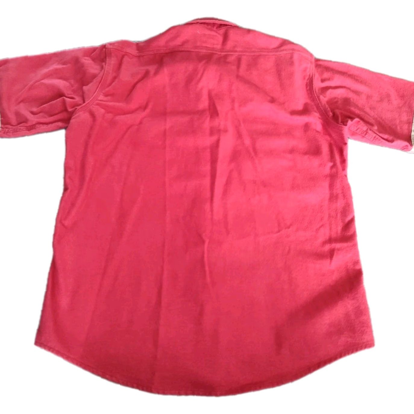 Vintage VINTAGE Dunns Hunting Shooting Button Shirt Mens L Rose Red Outdoorsman Classic Western Size US L / EU 52-54 / 3 - 2 Thumbnail
