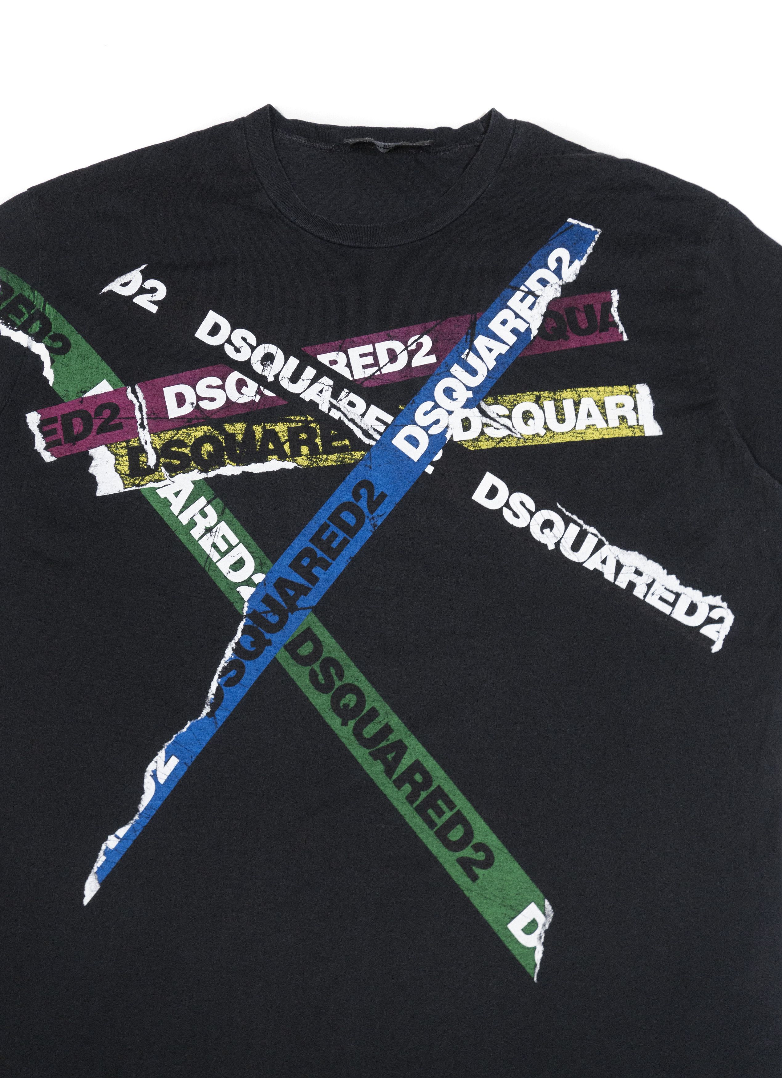 Dsquared2 2019 Cross Logo T-Shirt Size US XL / EU 56 / 4 - 3 Thumbnail