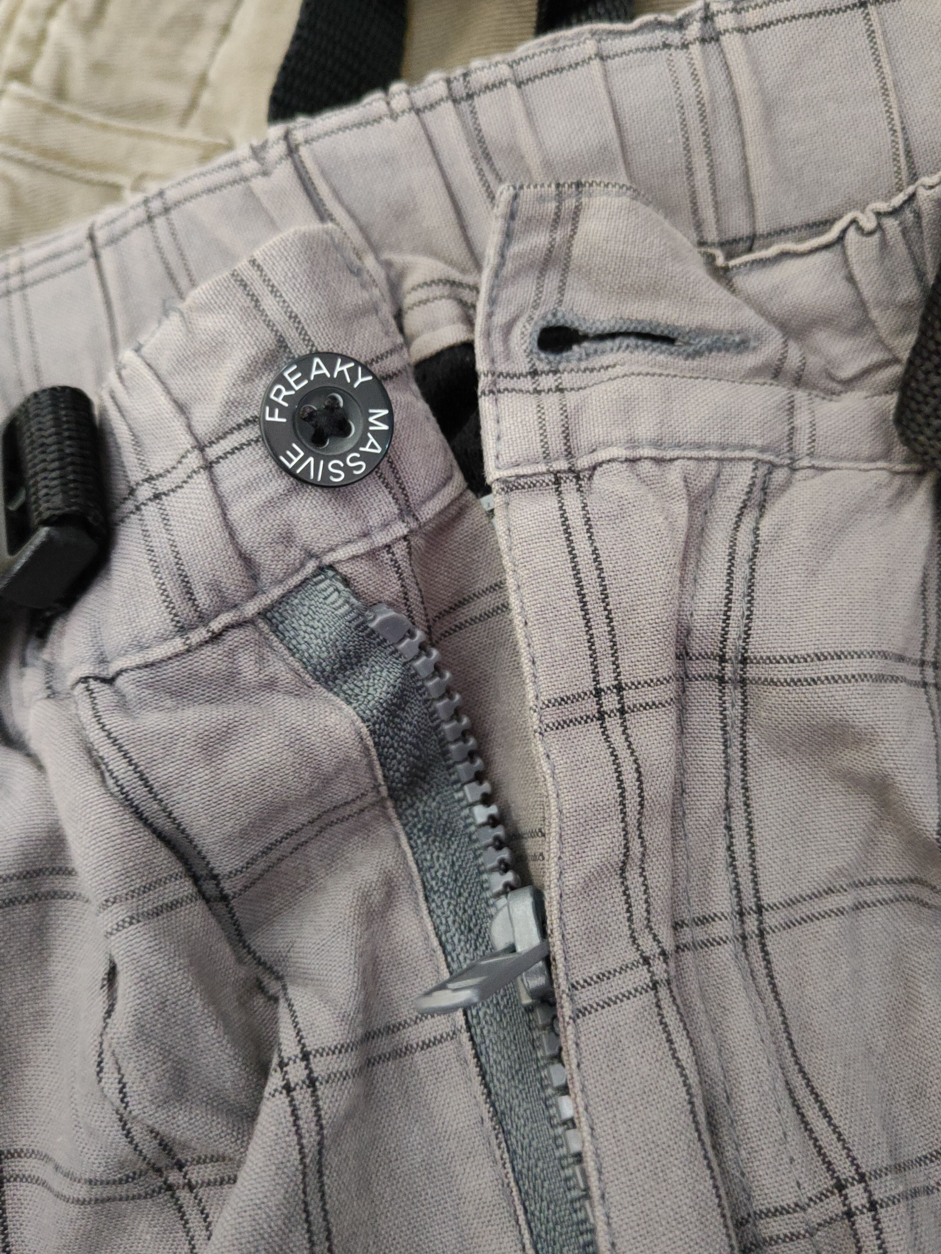 Japanese Brand DL Freaky Massive Dark Gray Multipocket Sweatpants #298 Size US 32 / EU 48 - 18 Thumbnail