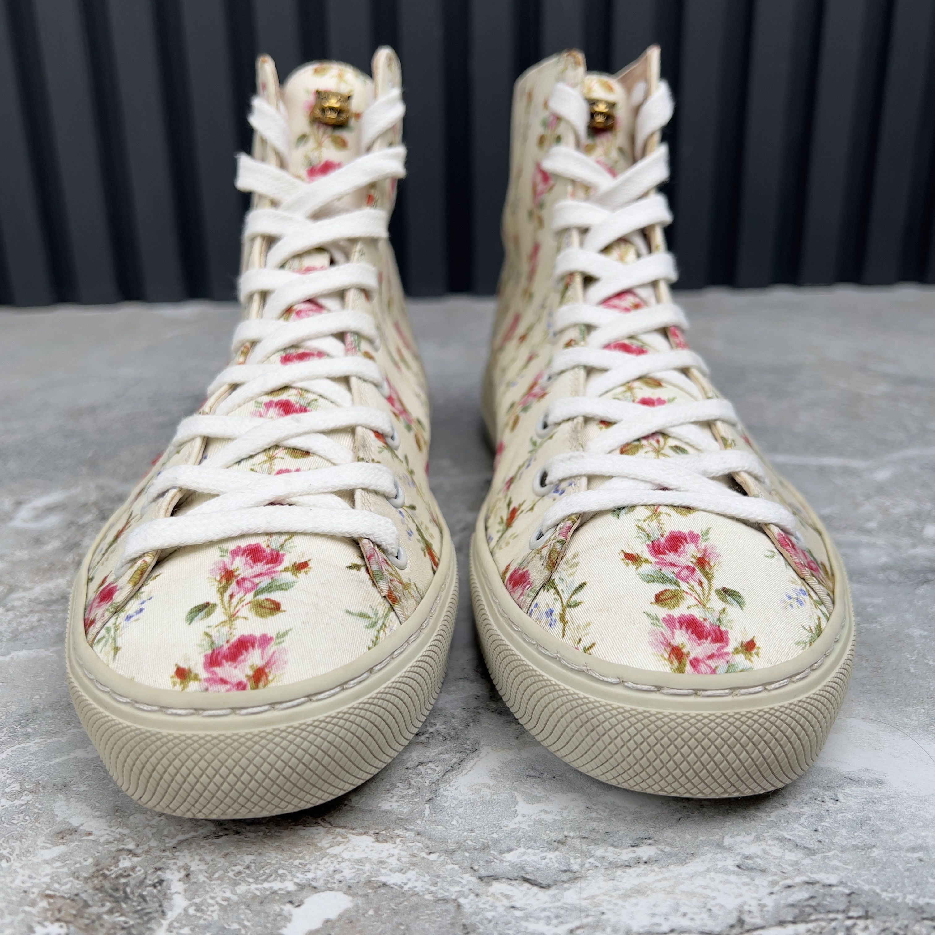 Gucci Major Blind for Love Floral Print Sneakers Fabric 36.5 EUR Size US 6.5 / IT 36.5 - 8 Thumbnail