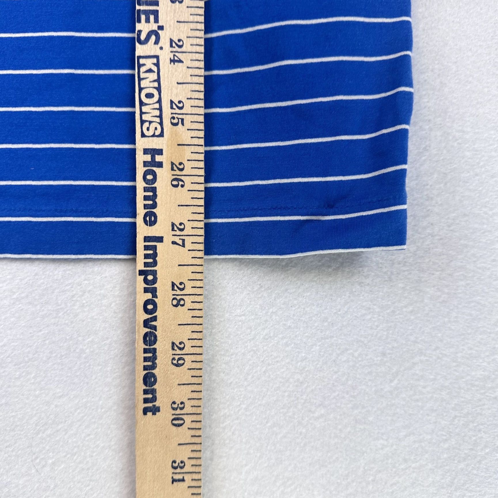 Polo Ralph Lauren Polo Ralph Lauren Polo Shirt Mens Large Blue Striped Moisture Cotton Size US L / EU 52-54 / 3 - 8 Thumbnail