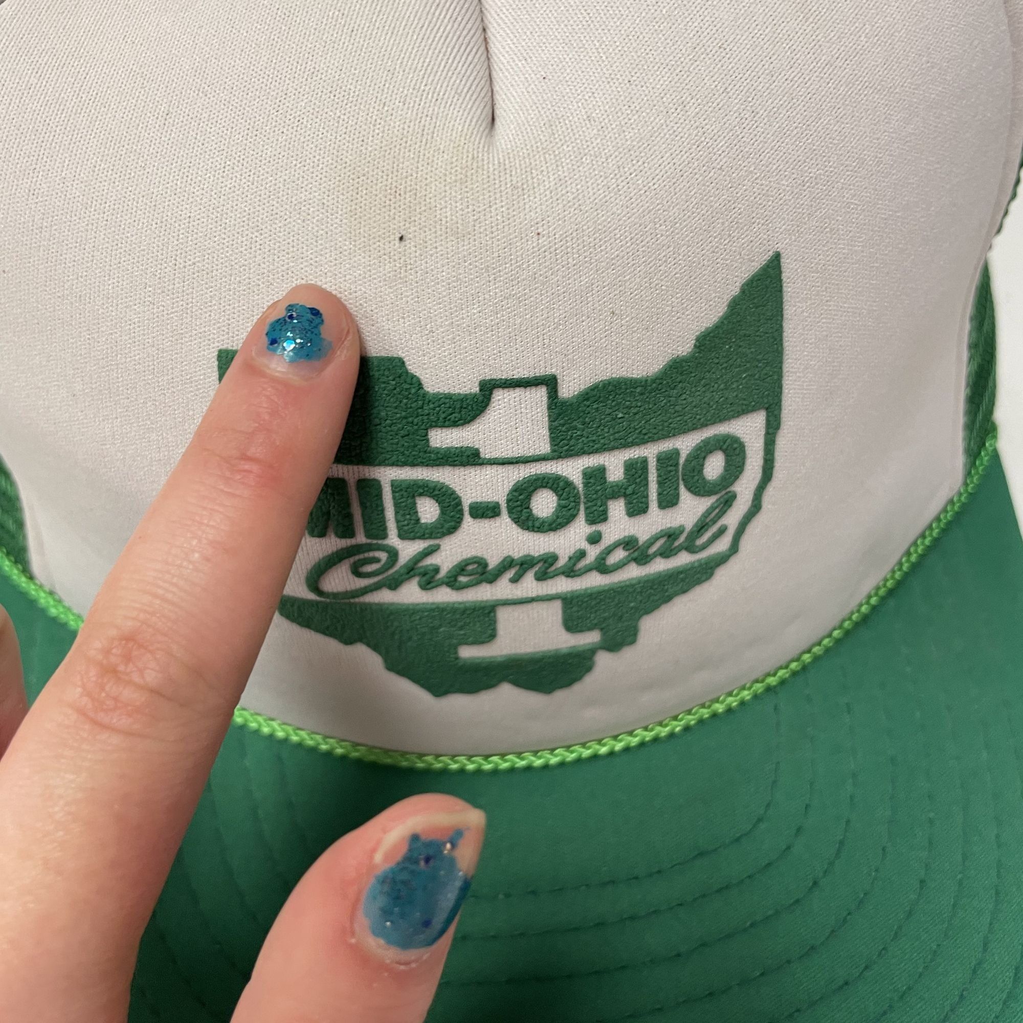 Other Vtg Winner ROUGHNECK TRUCKER Hat MID OHIO CHEMICAL Cap Size ONE SIZE - 9 Thumbnail