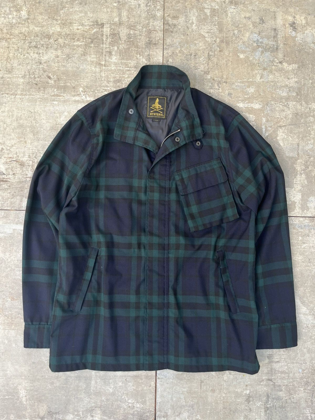 Hysteric Glamour Vintage Hysteric Glamour Plaid Slant Pocket Jacket Size US L / EU 52-54 / 3 - 2 Thumbnail