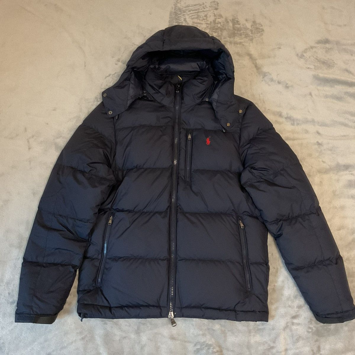 Designer × Polo Ralph Lauren × Ralph Lauren Polo Ralph Lauren Navy Blue Puffer Down Jacket size S Size US S / EU 44-46 / 1 - 1 Thumbnail