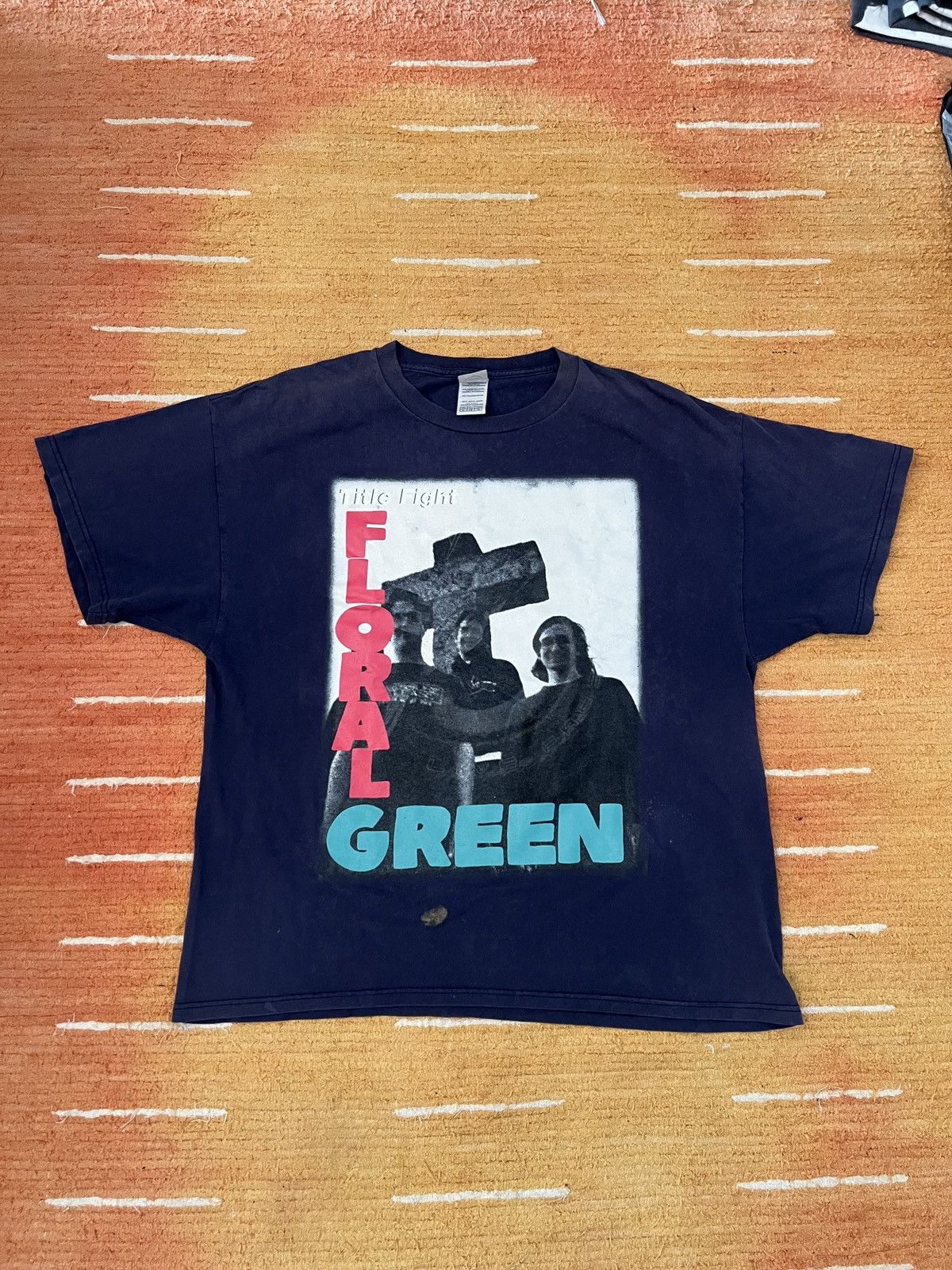 Band Tees Vintage 2010’s Title Fight Floral Green Hardcore rare tshirt Size US XL / EU 56 / 4 - 4 Thumbnail