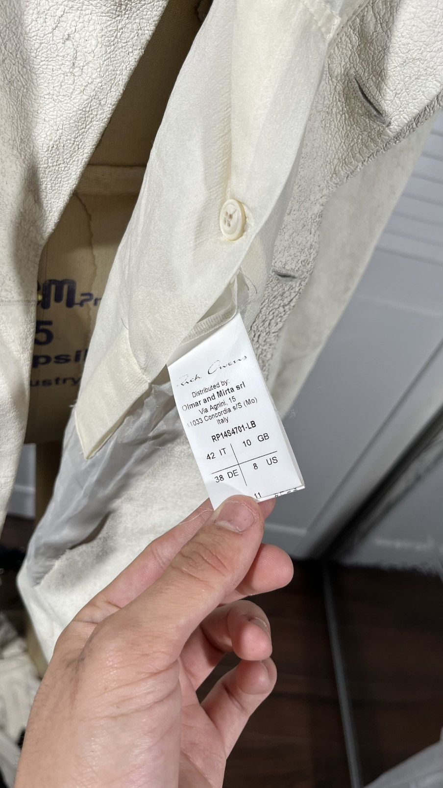 Rick Owens Rick Owen’s olmar and mirta leather jacket Size M / US 6-8 / IT 42-44 - 6 Thumbnail