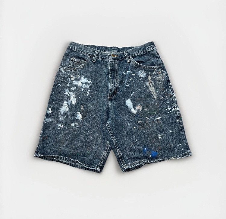 Vintage × Wrangler Vintage Wrangler Denim Painters Shorts Size US 32 / EU 48 - 2 Thumbnail
