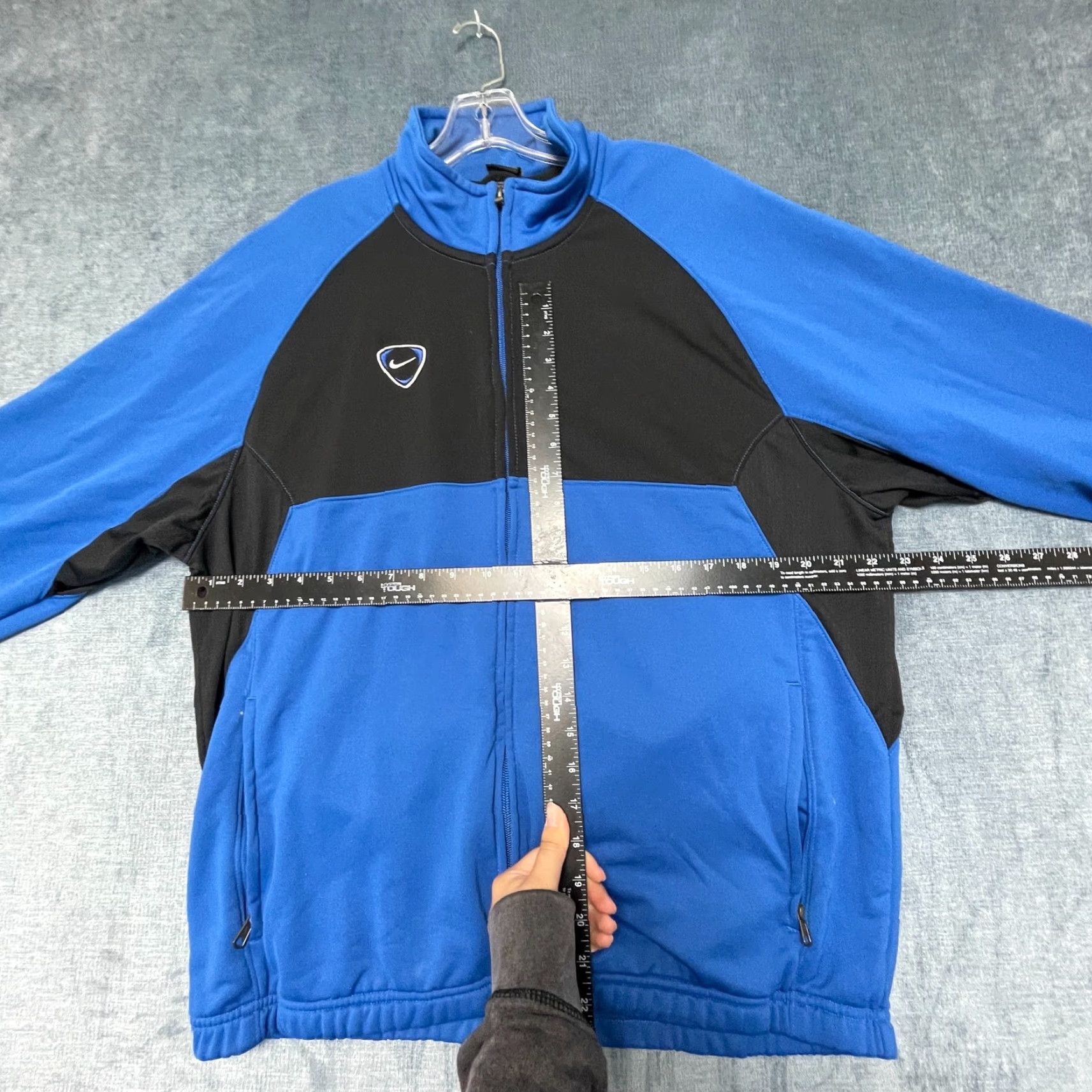 Nike ACG VINTAGE Nike ACG Soccer Track Jacket Men L Blue Black Full Zip Size US L / EU 52-54 / 3 - 6 Thumbnail