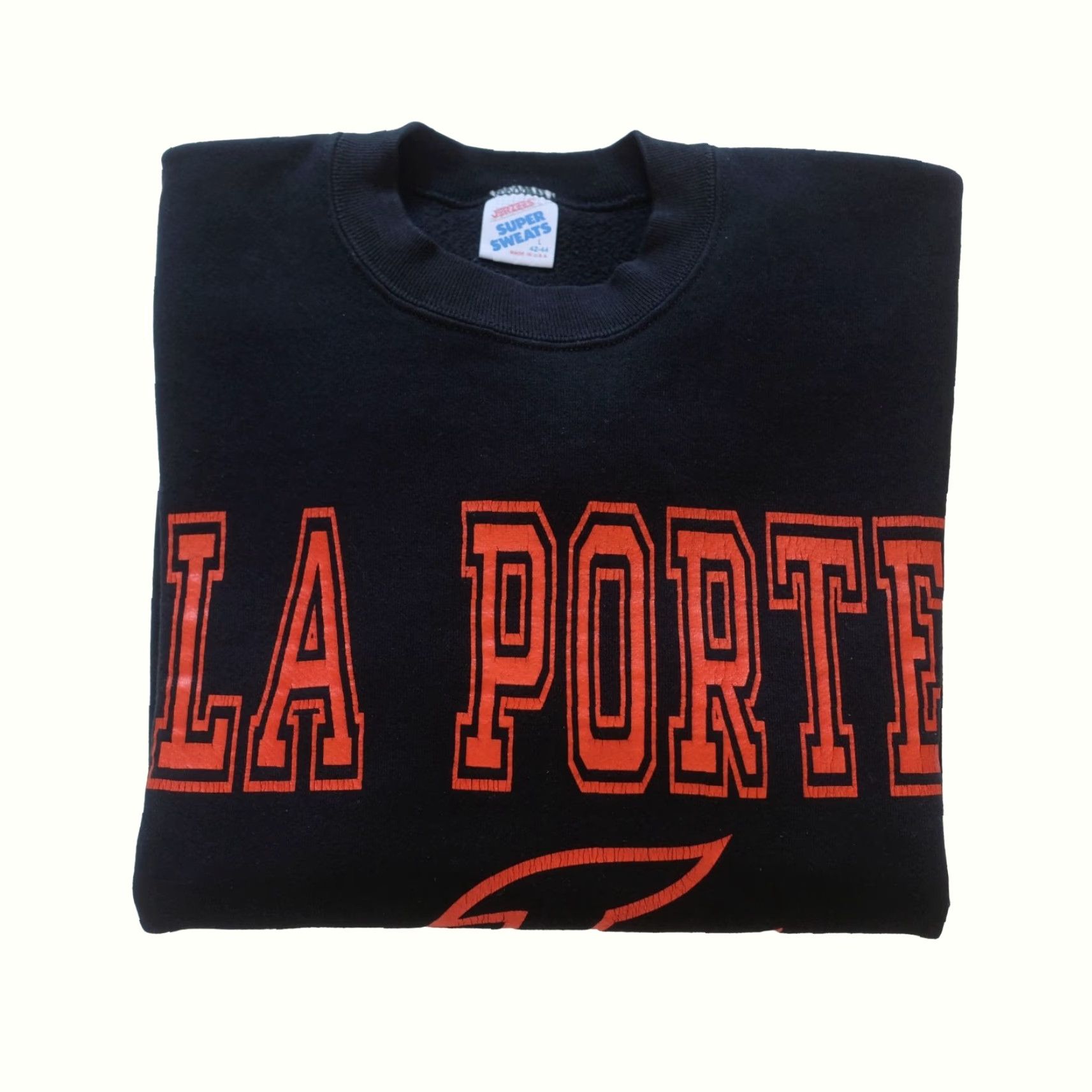 Jerzees VINTAGE JERZEES LOS ANGELES LA PORTE 90S SPORTS BLACK CREWNECK SWEATSHIRT MEN SZ L Size US L / EU 52-54 / 3 - 2 Thumbnail