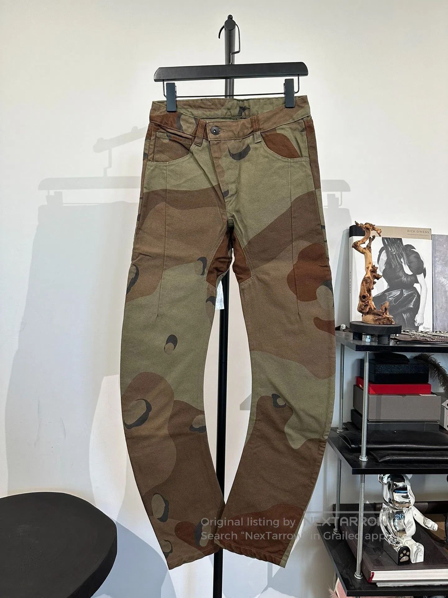11 By Boris Bidjan Saberi Boris Bidjan Saberi 11by BBS P1 Camo Canvas Pants. Size US 26 / EU 42 - 2 Thumbnail
