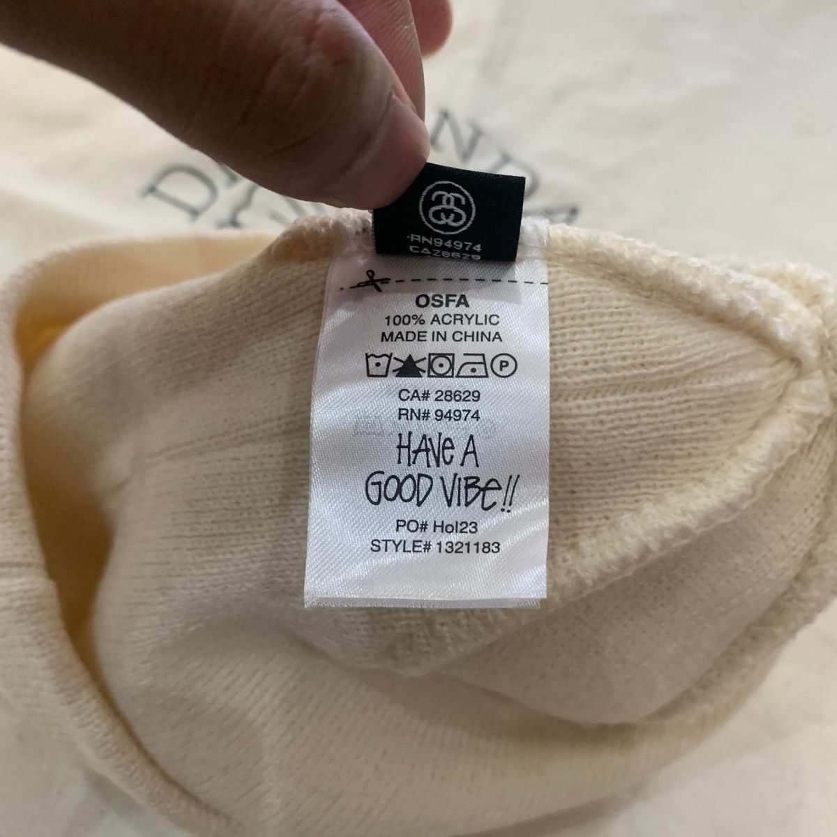 Stussy stussy workgear print skullcap Size ONE SIZE - 4 Thumbnail