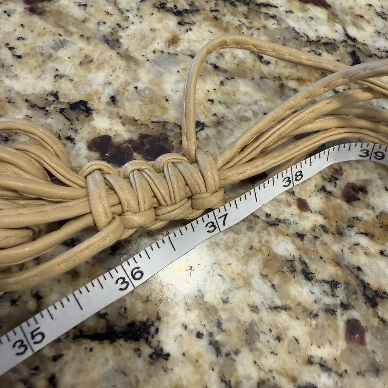 Other Tan bohemian braided rope belt tassel ends 51” length Size ONE SIZE - 6 Thumbnail