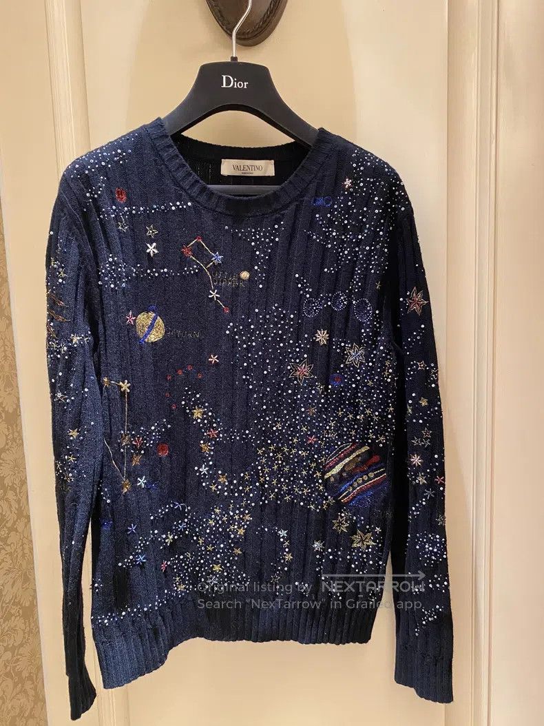 Valentino Valentino Galaxy heavy work sweater Size S / US 4 / IT 40 - 1 Thumbnail
