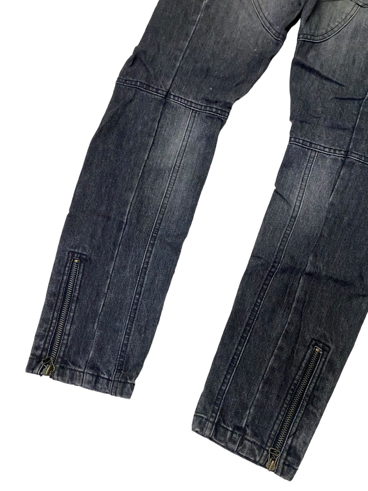 Hysteric Glamour 💥Avant Garde Nevertheless Biker Raw Denim Size US 31 - 7 Thumbnail