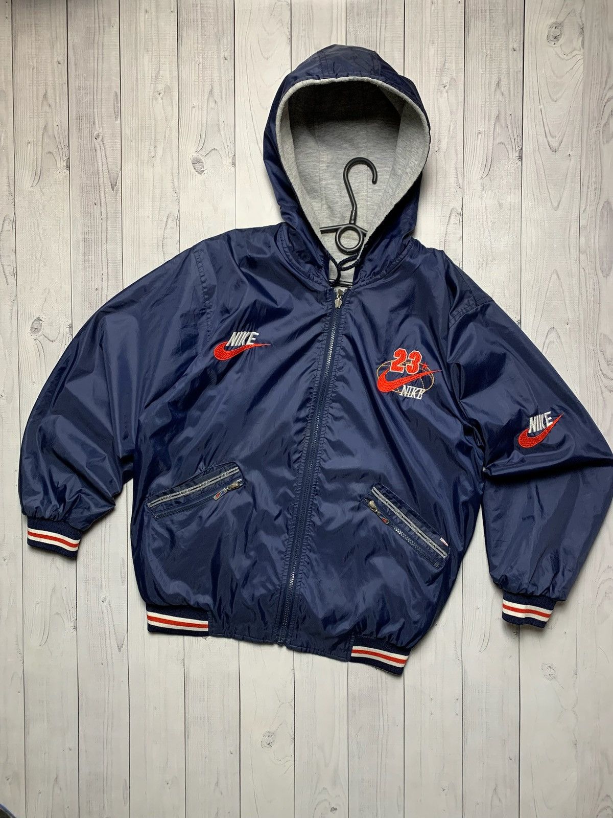 Vintage Vintage Nike reversible jacket logo rare size S Size US S / EU 44-46 / 1 - 1 Thumbnail