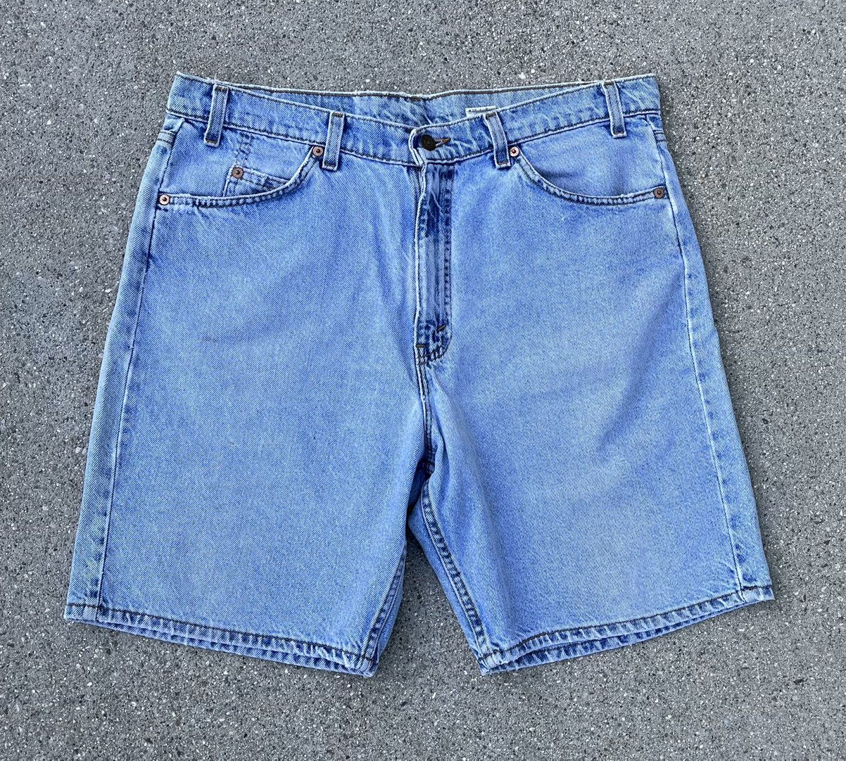 Levi's × Vintage Vintage Levi’s Orange Tab 550 Denim Jean Shorts Jorts ‘96 Size US 36 / EU 52 - 1 Thumbnail