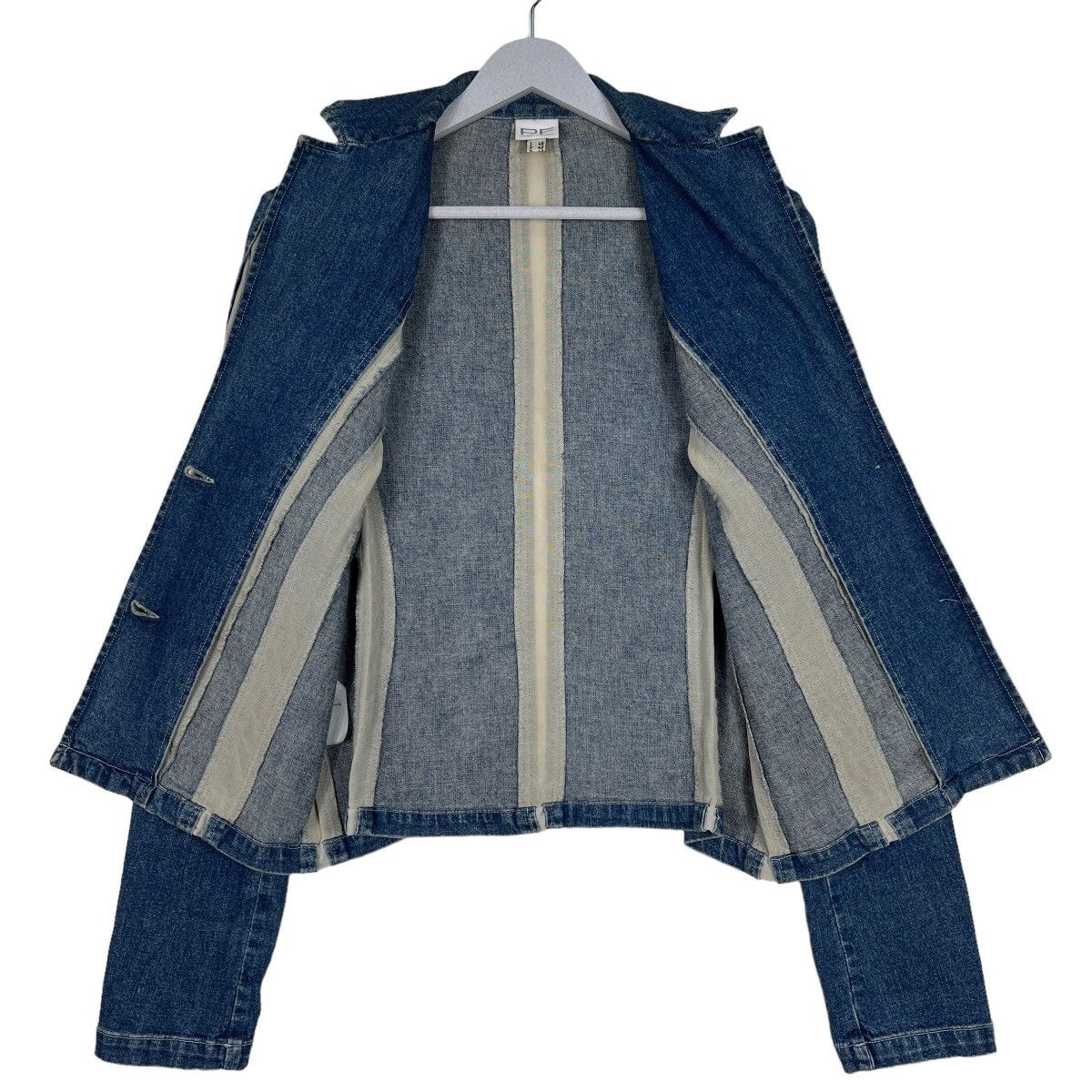 Designer 🔥 PAOLO FRANI GIACCA DENIM JACKET MADE IN ITALY Size US S / EU 44-46 / 1 - 11 Thumbnail
