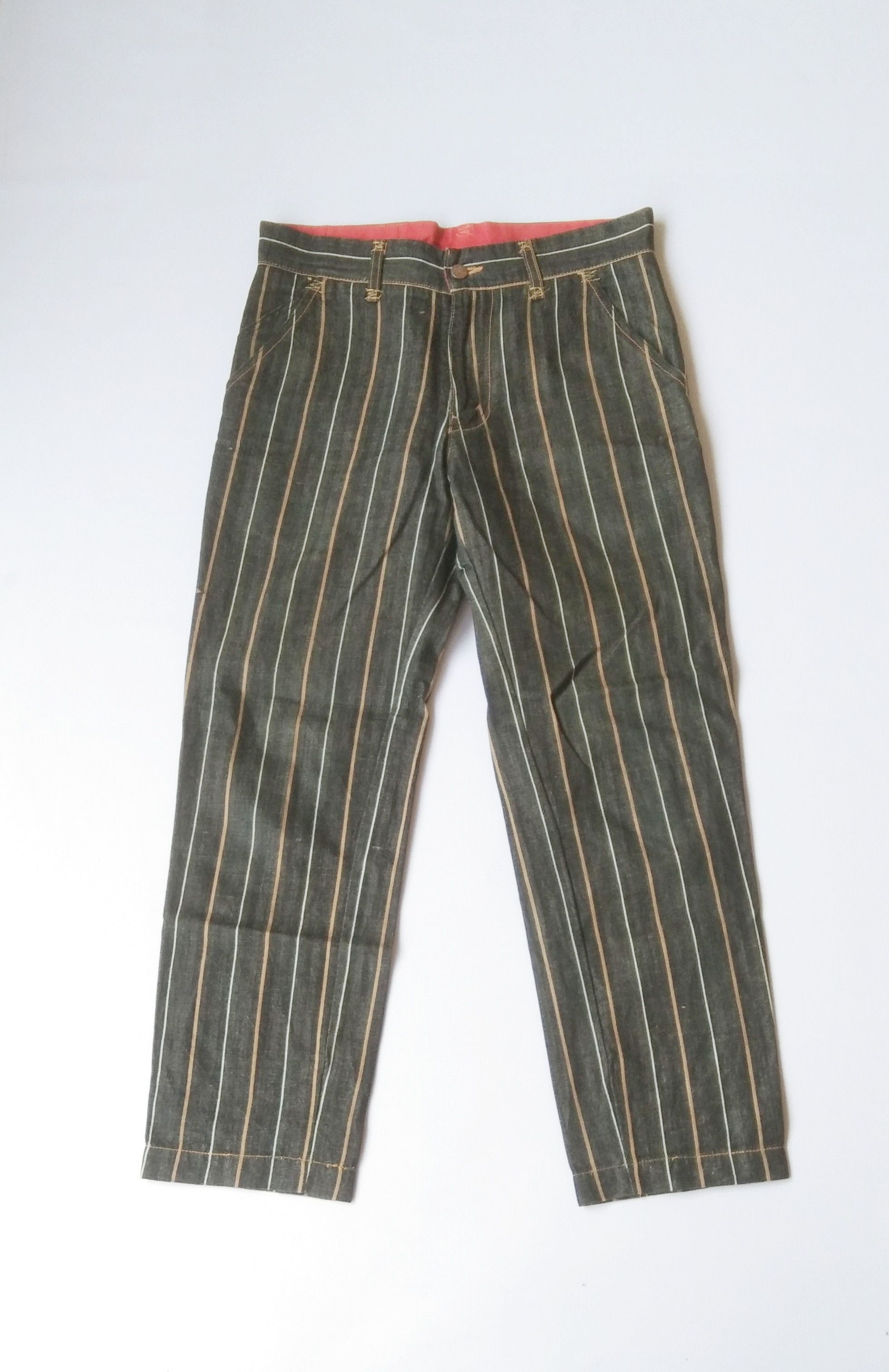 Levi's × Vintage 704 levis denim stipe pants Size 30" / US 8 / IT 44 - 9 Thumbnail