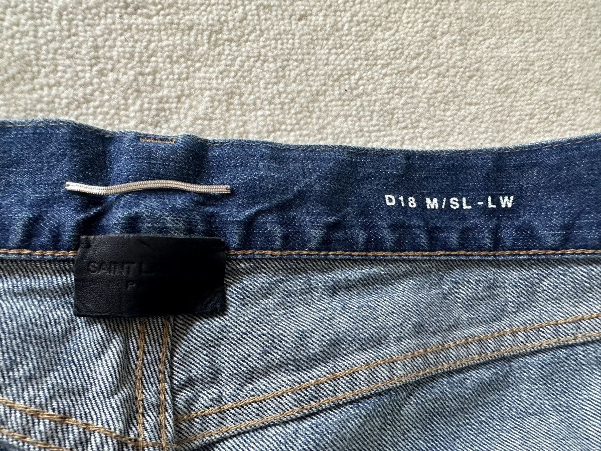 Saint Laurent Paris SS21 $890 Saint Laurent selvedge blue denim jeans 32 Size US 32 / EU 48 - 23 Thumbnail