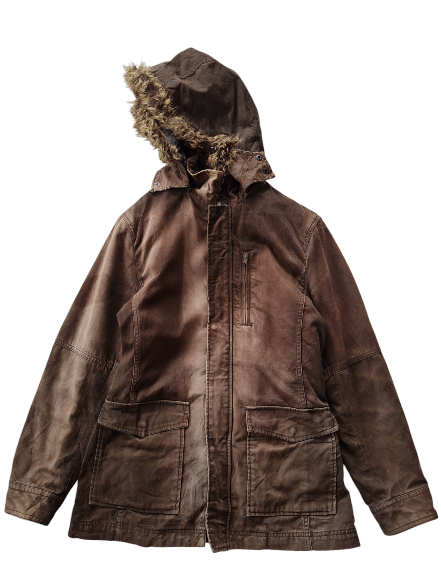 Comme Ca Ism × Japanese Brand Comme Ca Ism Sun Faded Jacket Fur Hood Size US M / EU 48-50 / 2 - 1 Thumbnail