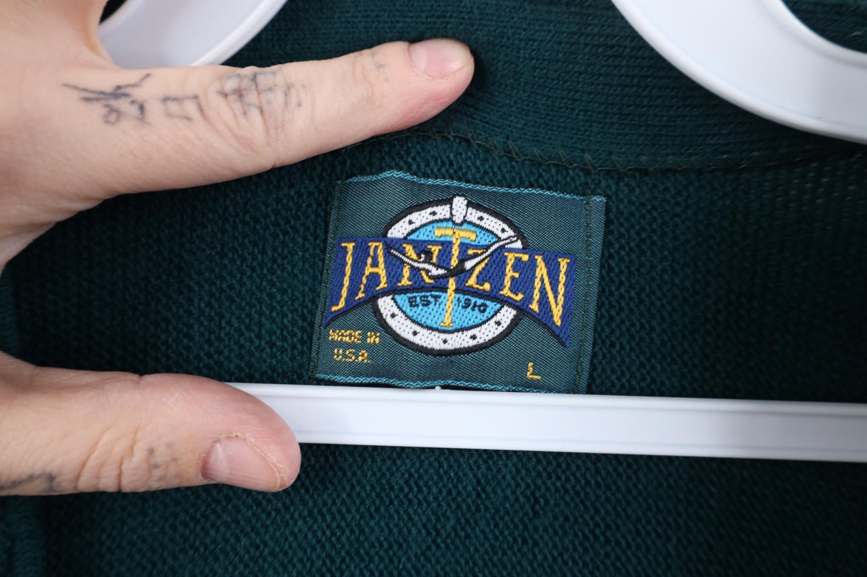 Vintage Vintage 70s Streetwear Cobain Knit Cardigan Sweater USA Size US L / EU 52-54 / 3 - 5 Thumbnail