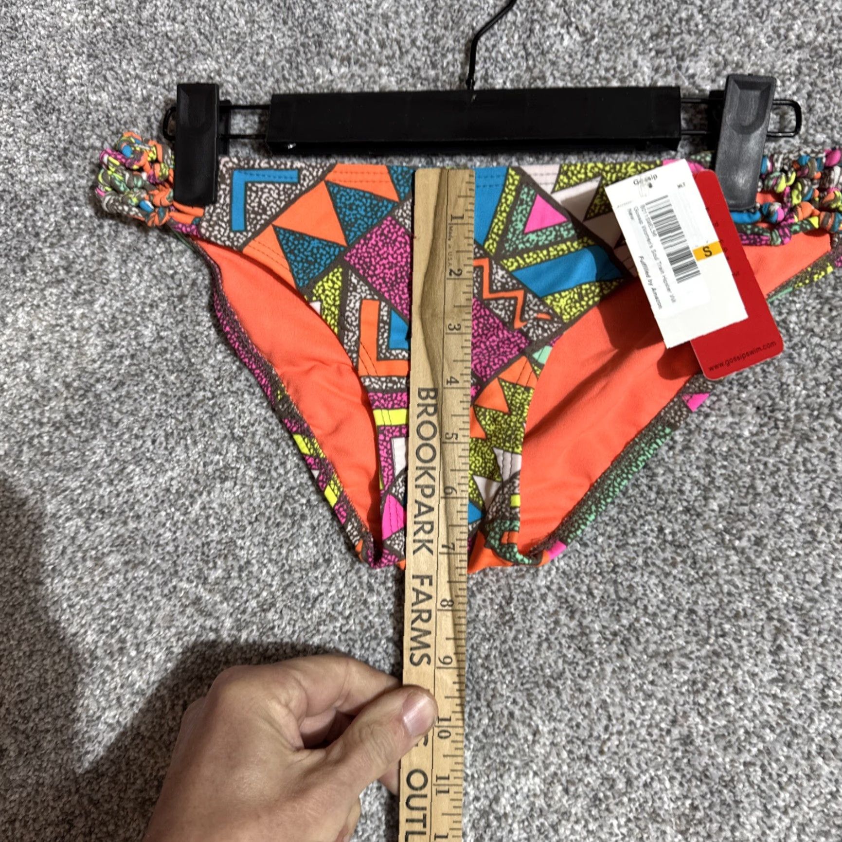 Etro Gossip Bikini Bottom Womens Small Colorblock 80s 90s Y2K Boho Beach Swim Bottom Size 28" / US 6 / IT 42 - 5 Thumbnail