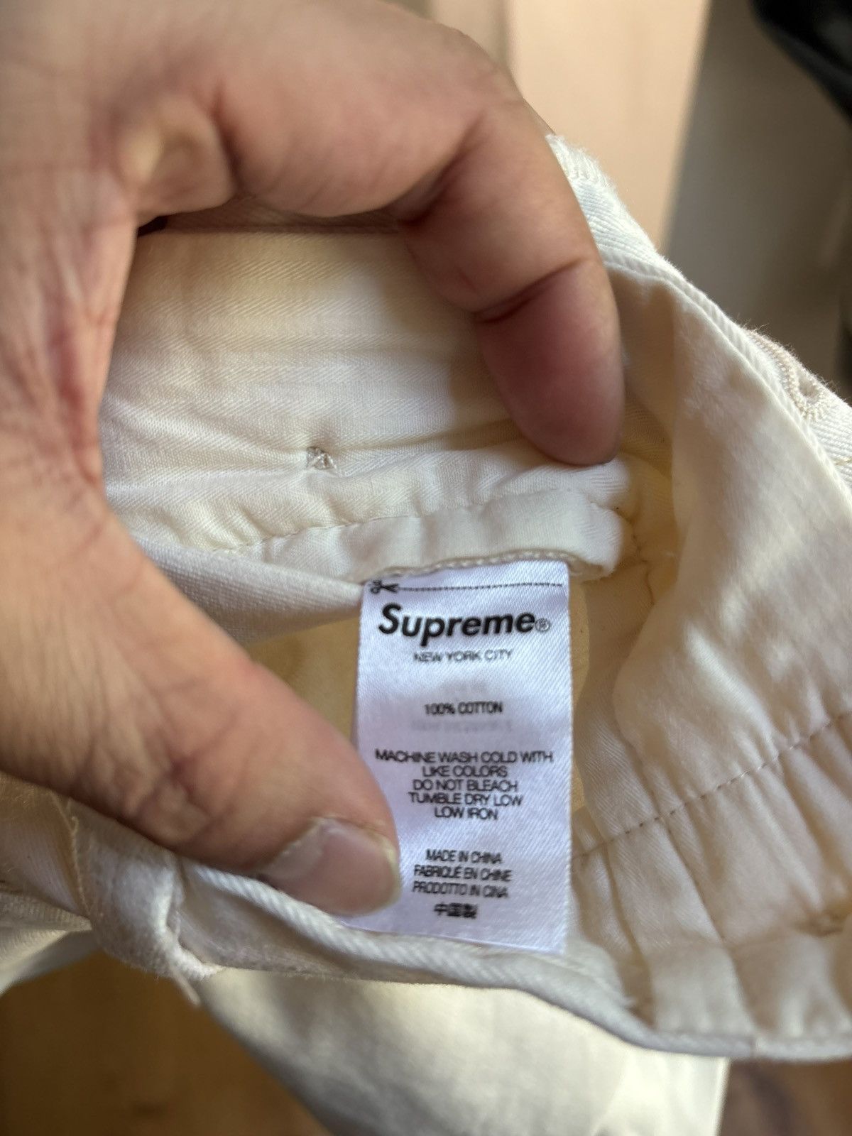 Supreme Rare Supreme Cream Sexy Woman Riding Supreme Logo - W32 Size US 32 / EU 48 - 10 Thumbnail