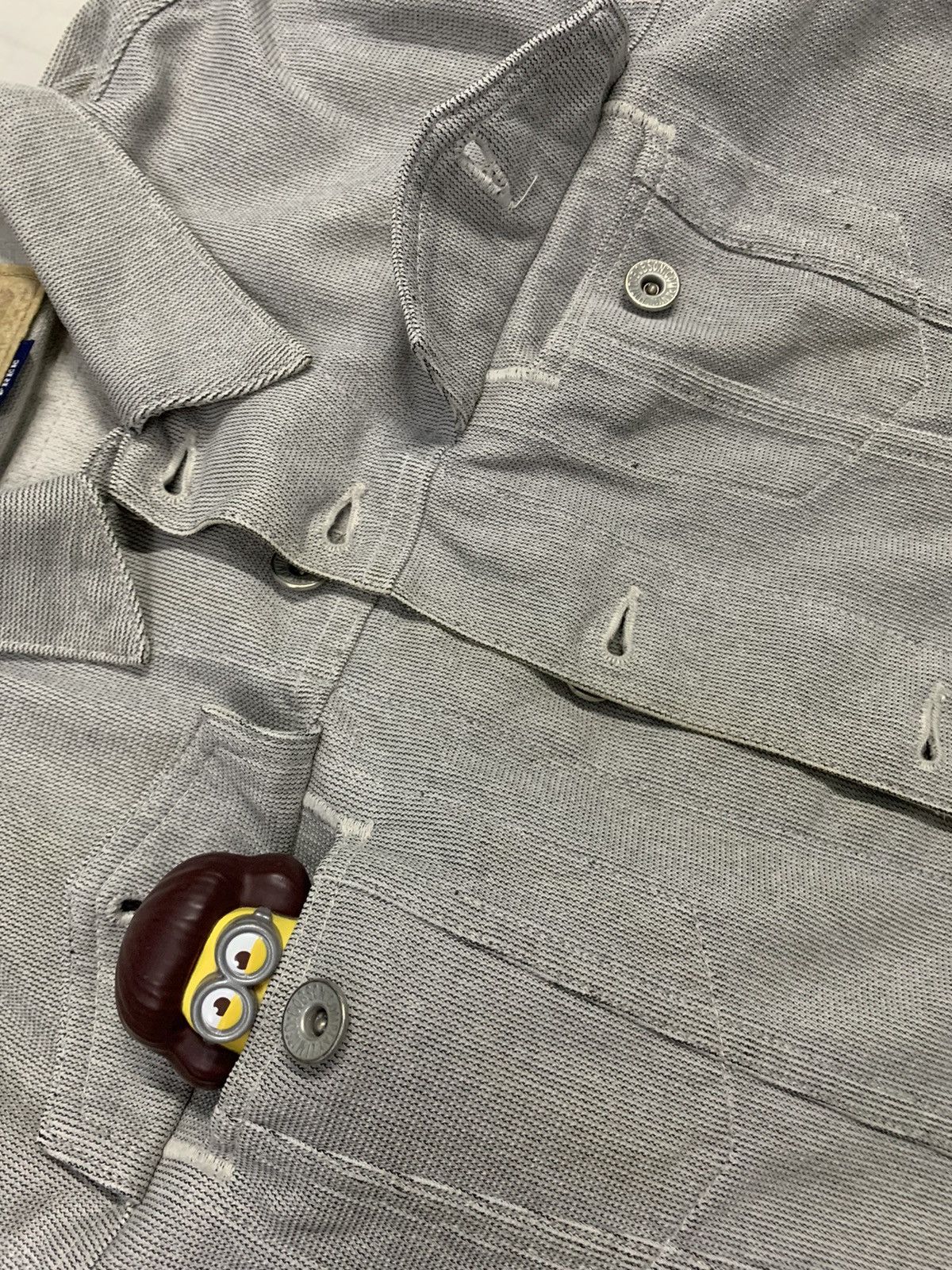 Japanese Brand Vintage Japanese Brand Bobson Cropped Denim Trucker Jacket Size US S / EU 44-46 / 1 - 7 Thumbnail