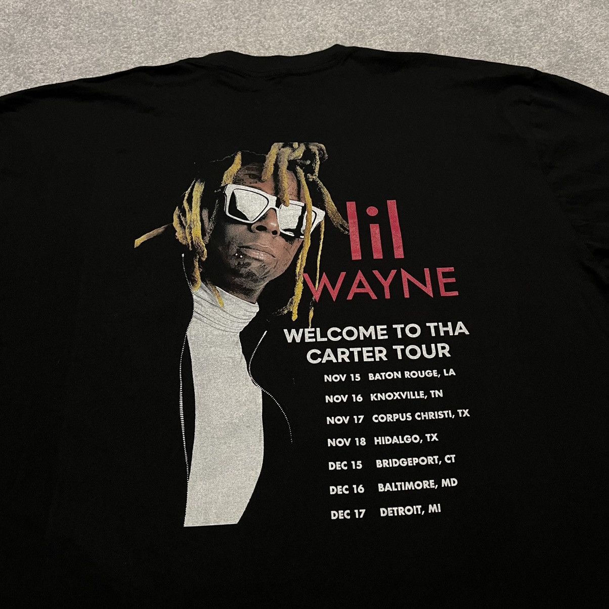 Rap Tees × Vintage Vintage Style Lil Wayne Welcome To Tha Carter Tour Rap Tee Size US XXL / EU 58 / 5 - 2 Thumbnail
