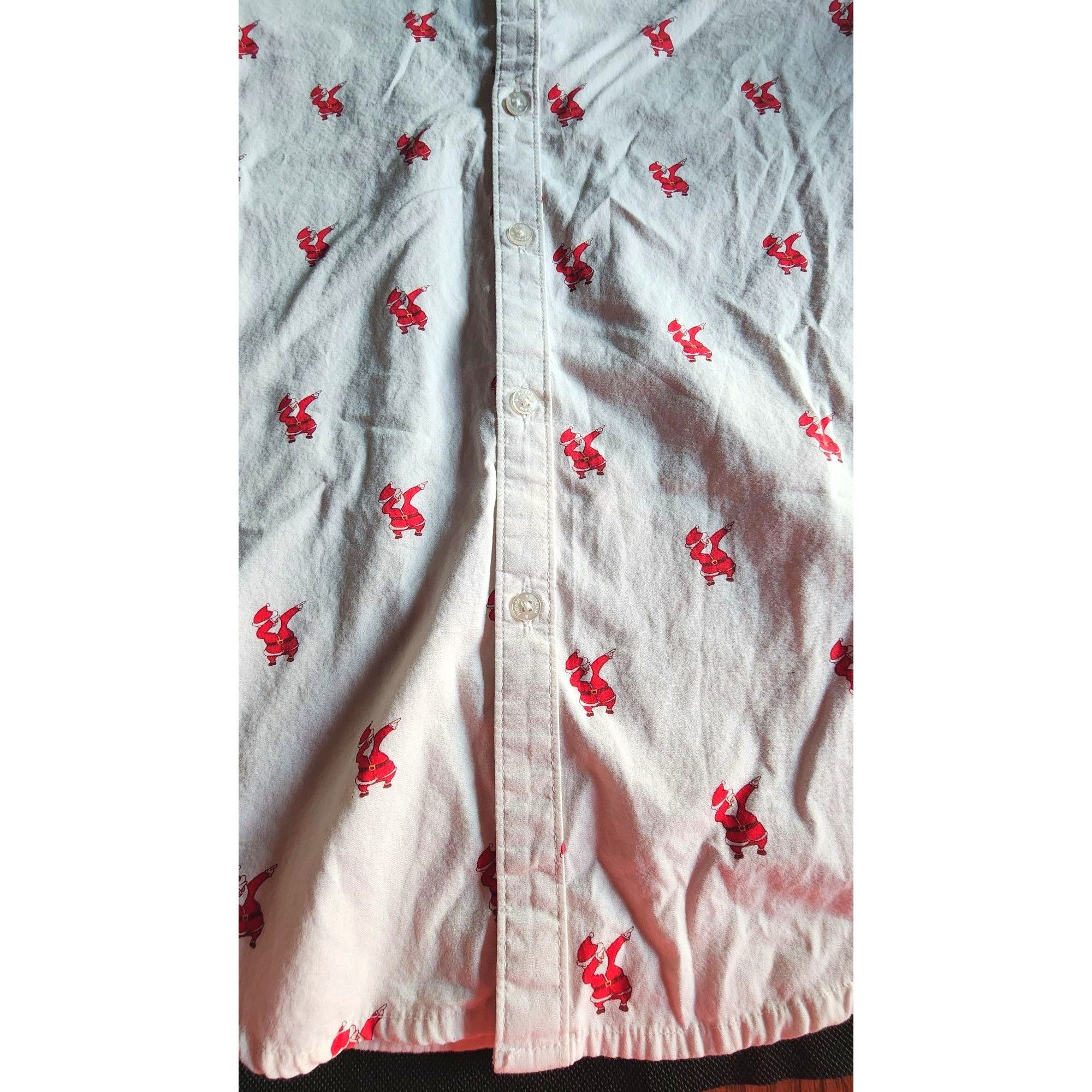 Other Mens Medium Button Down Shirt Dabbing Santa's Christmas Holi Size US M / EU 48-50 / 2 - 3 Thumbnail