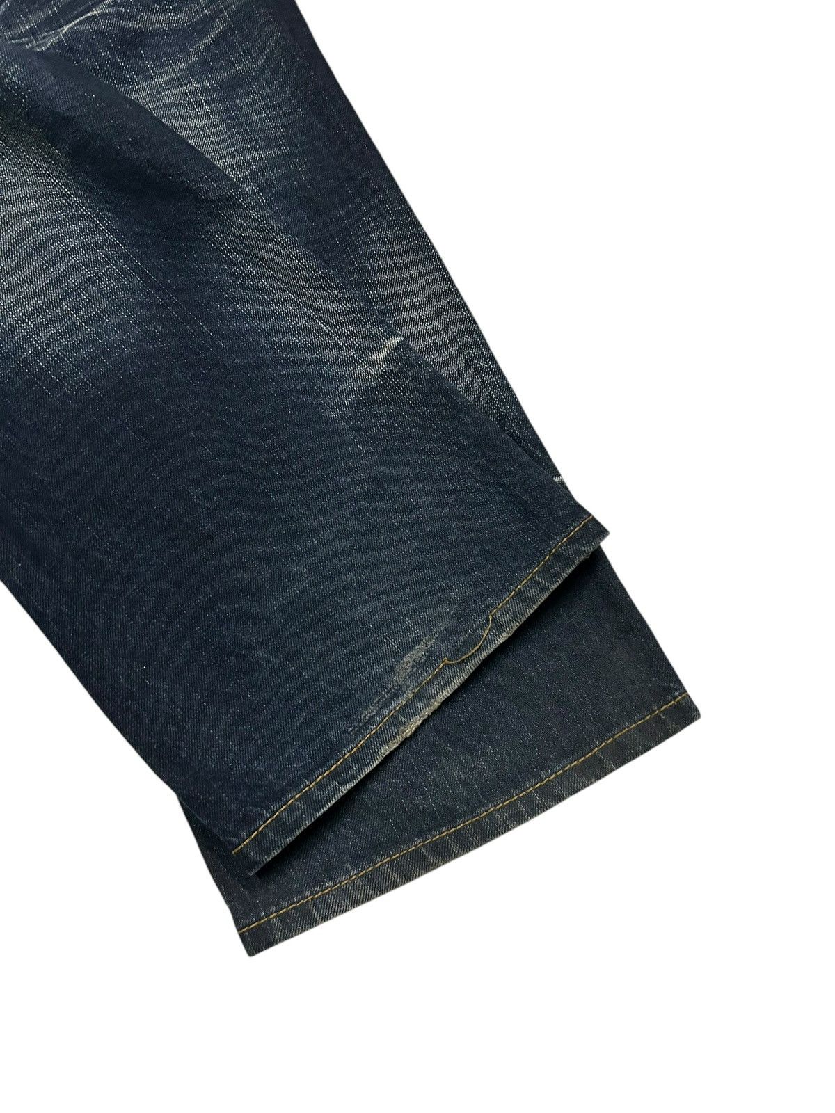 If Six Was Nine × Le Grande Bleu (L.G.B.) × Nicole Club Nicole Club For Men Rare Double Waist Punk Style Denim Jeans Size US 32 / EU 48 - 11 Thumbnail