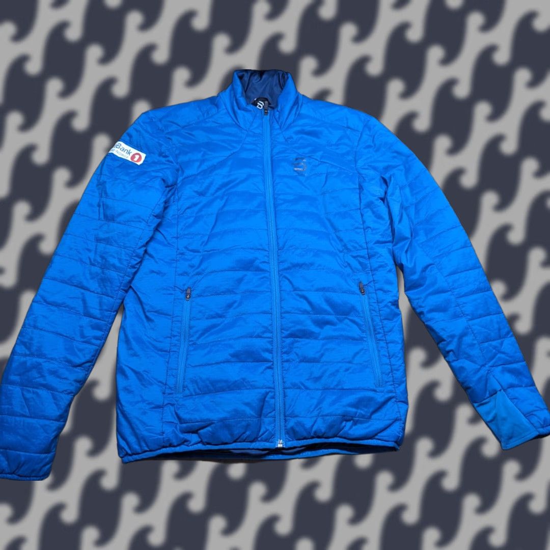 Vintage Bjorn Daehlie Mens Ski Jacket Size S Full Zip Blue Small | Puffer, Hooded, Thermal, Quick Dry, Skiing, Winter Sport Jacket Size US S / EU 44-46 / 1 - 1 Thumbnail