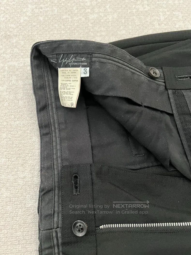Yohji Yamamoto Yohji Yamamoto Tailored Trousers. Size US 32 / EU 48 - 2 Thumbnail