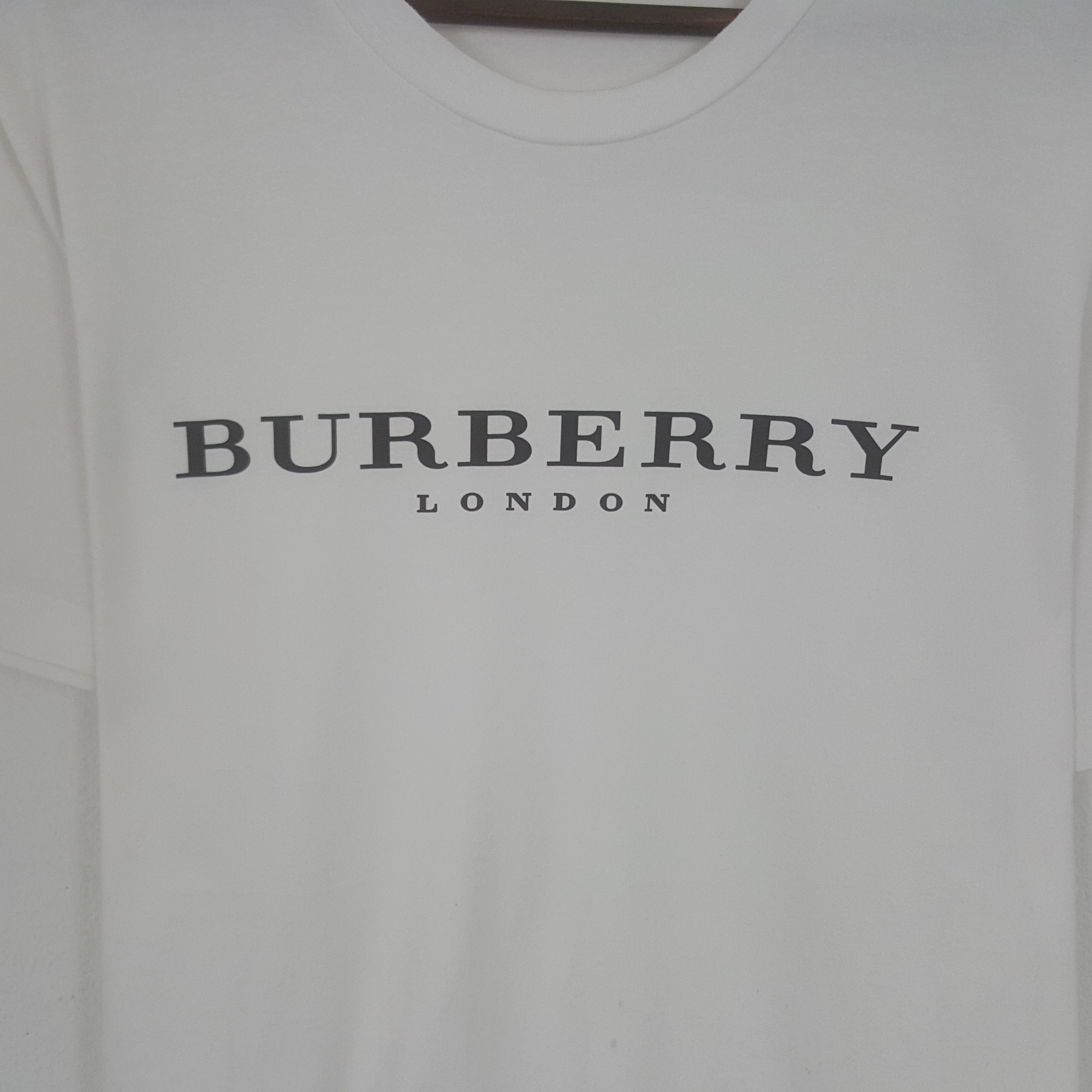 Burberry × Vintage Vintage Burberry London Custom Spell Out Tshirt Size US L / EU 52-54 / 3 - 2 Thumbnail