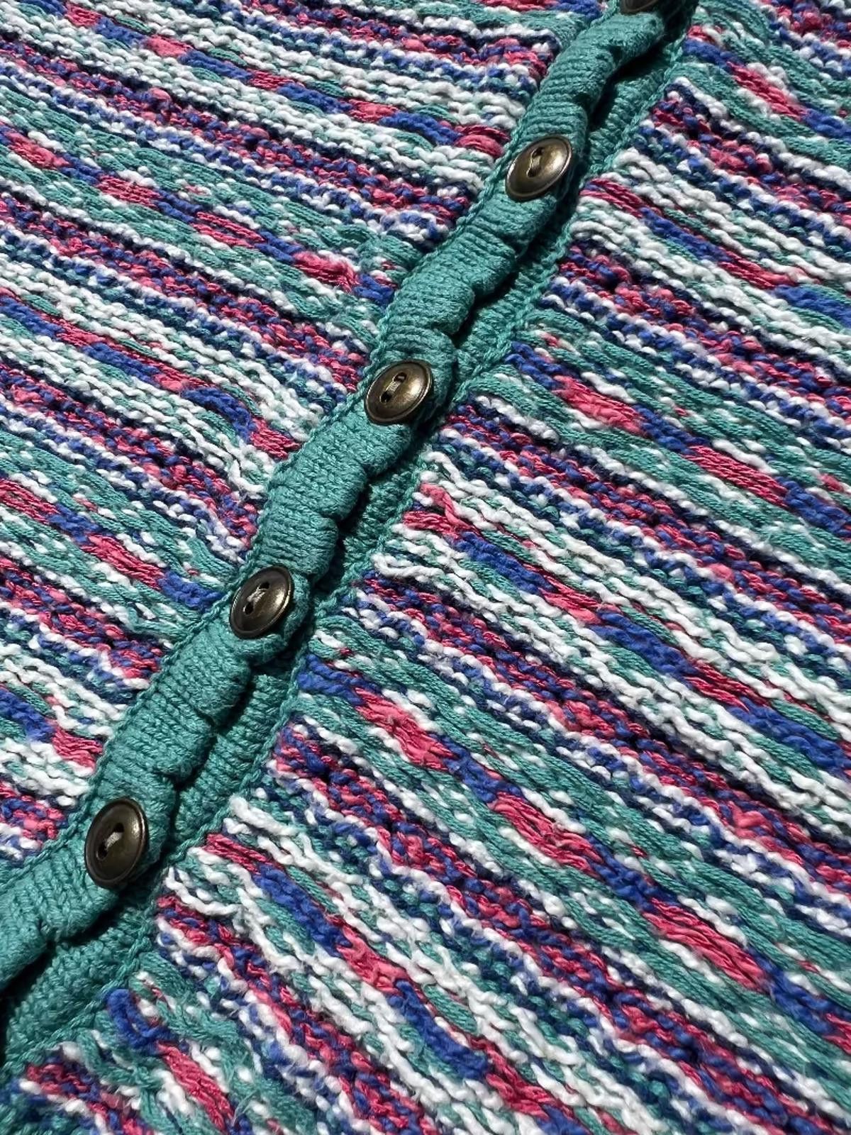 Other Early 90s Multicolor Cropped Knit Vest Size ONE SIZE - 5 Thumbnail
