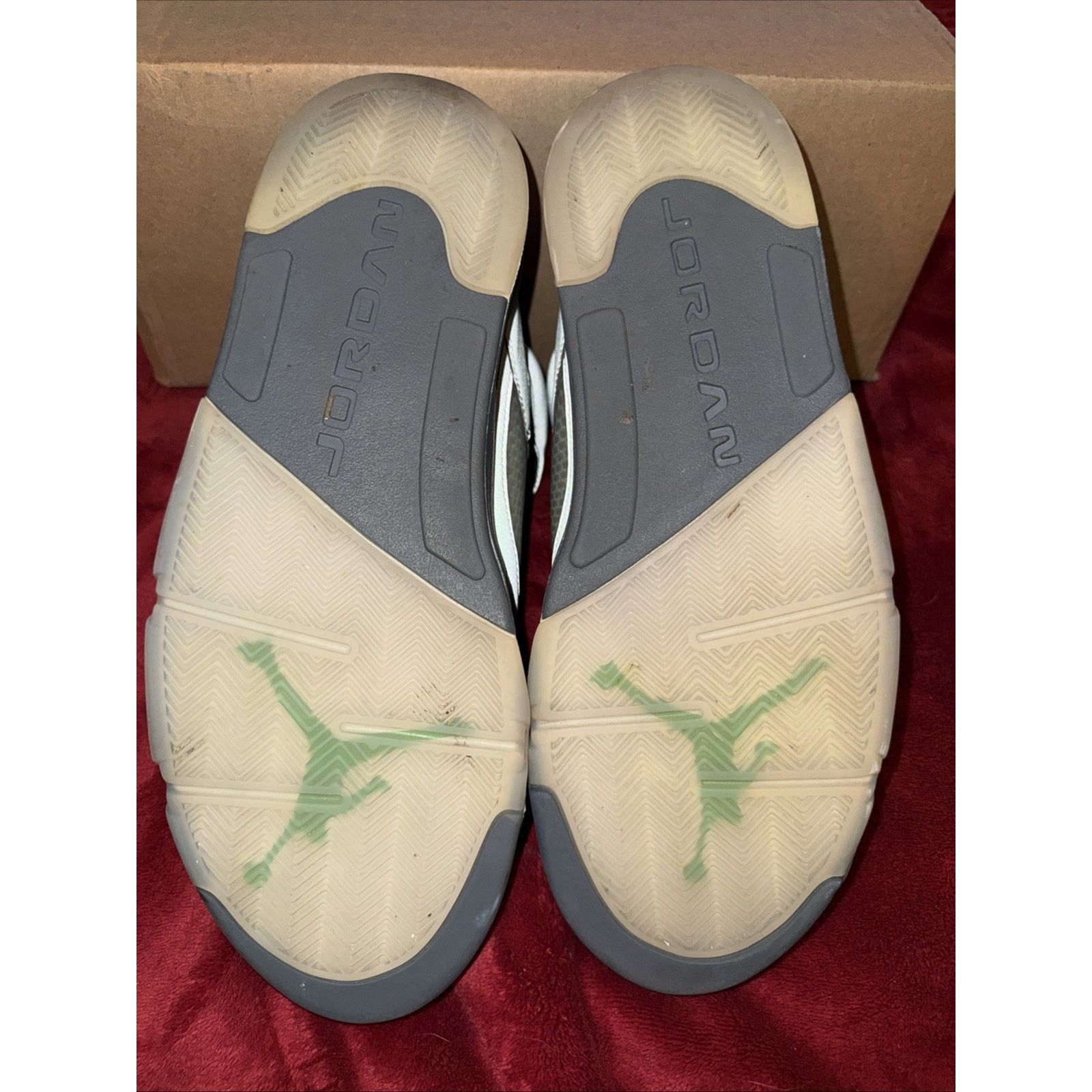 Jordan Brand Size 14 Nike Air Jordan 5 Retro Green Bean DM9014-003 No Box Size US 14 / EU 47 - 7 Thumbnail
