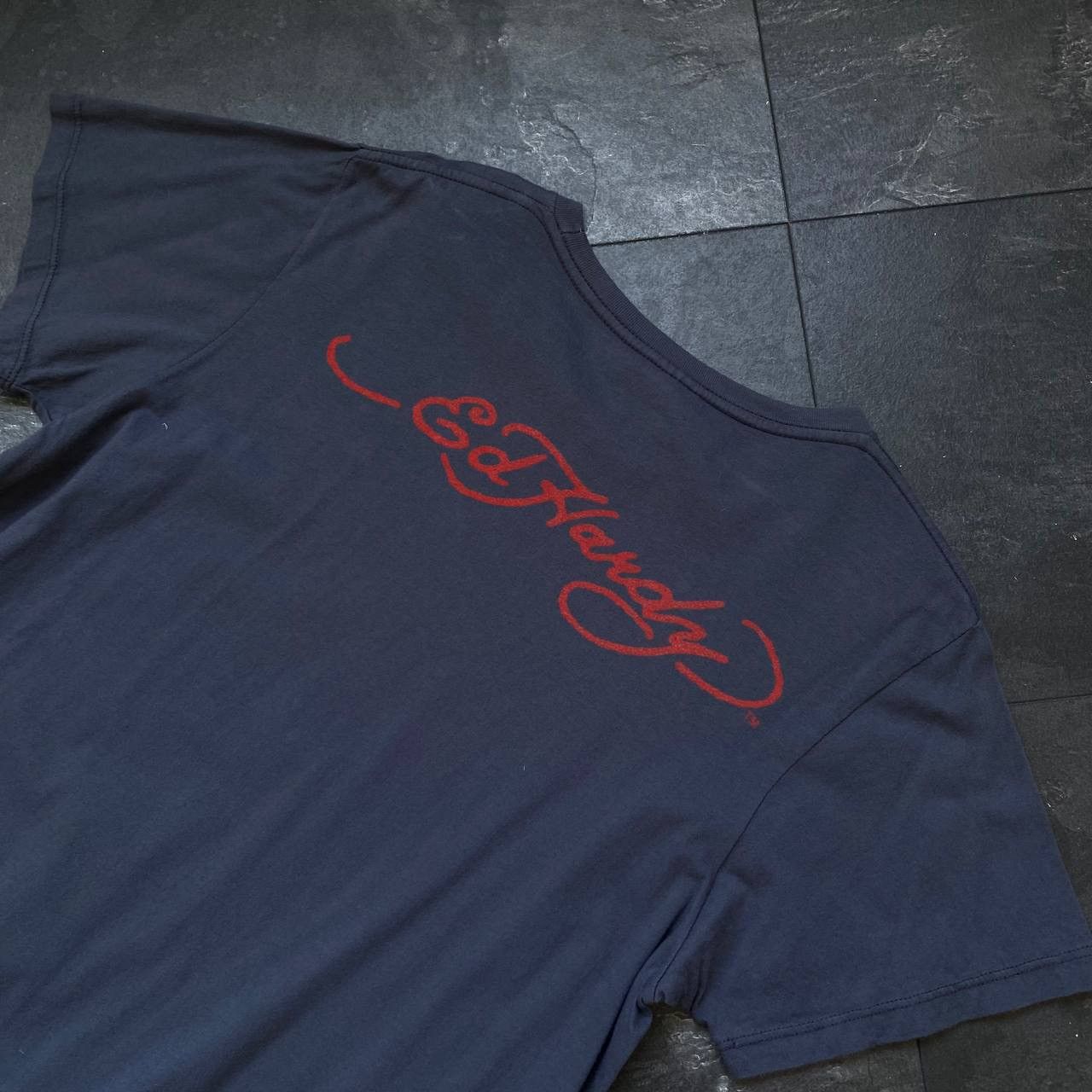 Ed Hardy × Vintage Vintage Ed hardy by Christian audigier big logo tee shirt Size US M / EU 48-50 / 2 - 9 Thumbnail