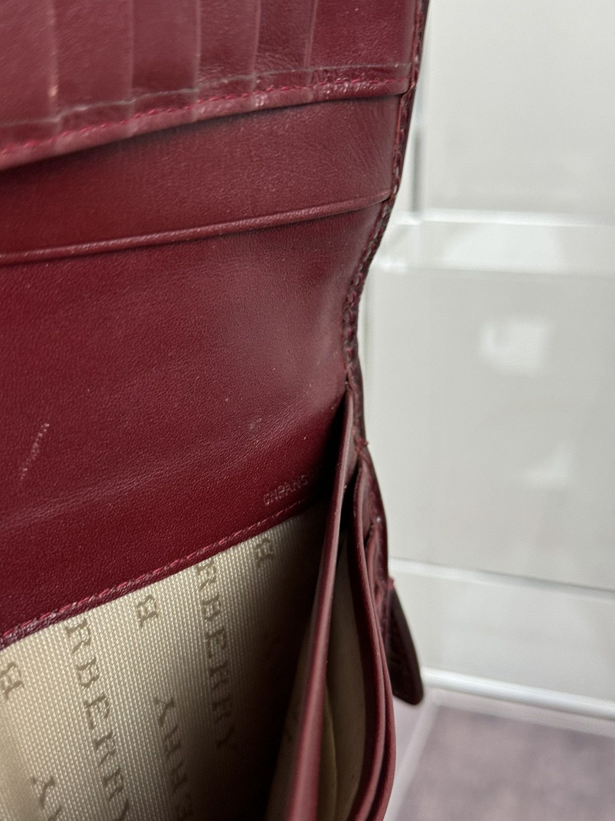Burberry Leather wallet clutch Burberry original luxury casual item Size ONE SIZE - 5 Thumbnail