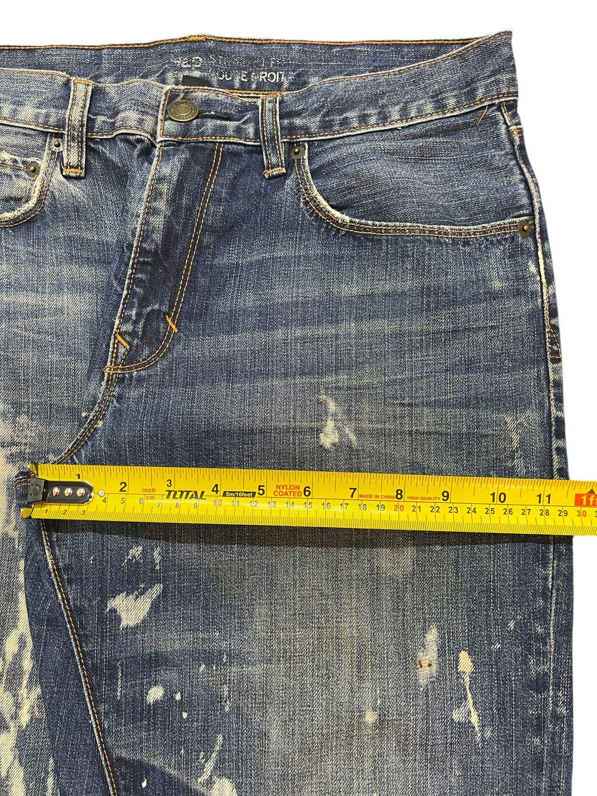 Gap Vintage Gap Mud Wash Paint Splatter Style Distress Loose Fit Size US 32 / EU 48 - 15 Thumbnail
