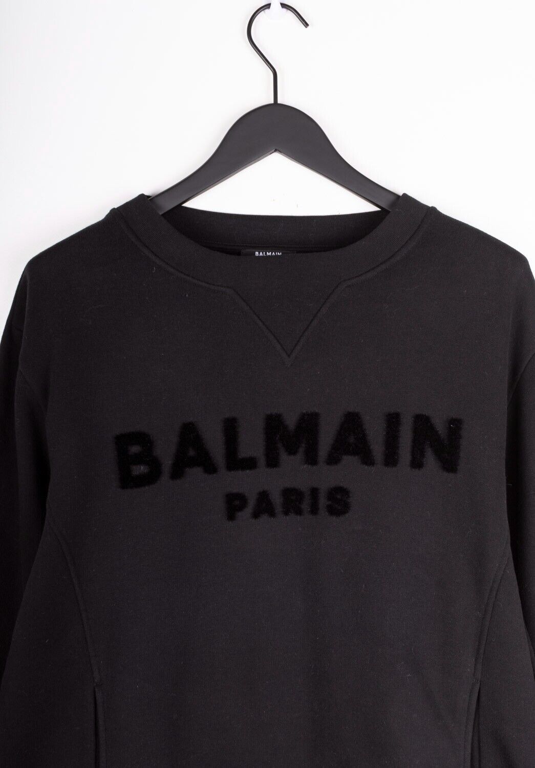 Balmain Original Balmain Men Logo Print Cotton Jumper Size L B036 Size US M / EU 48-50 / 2 - 3 Thumbnail