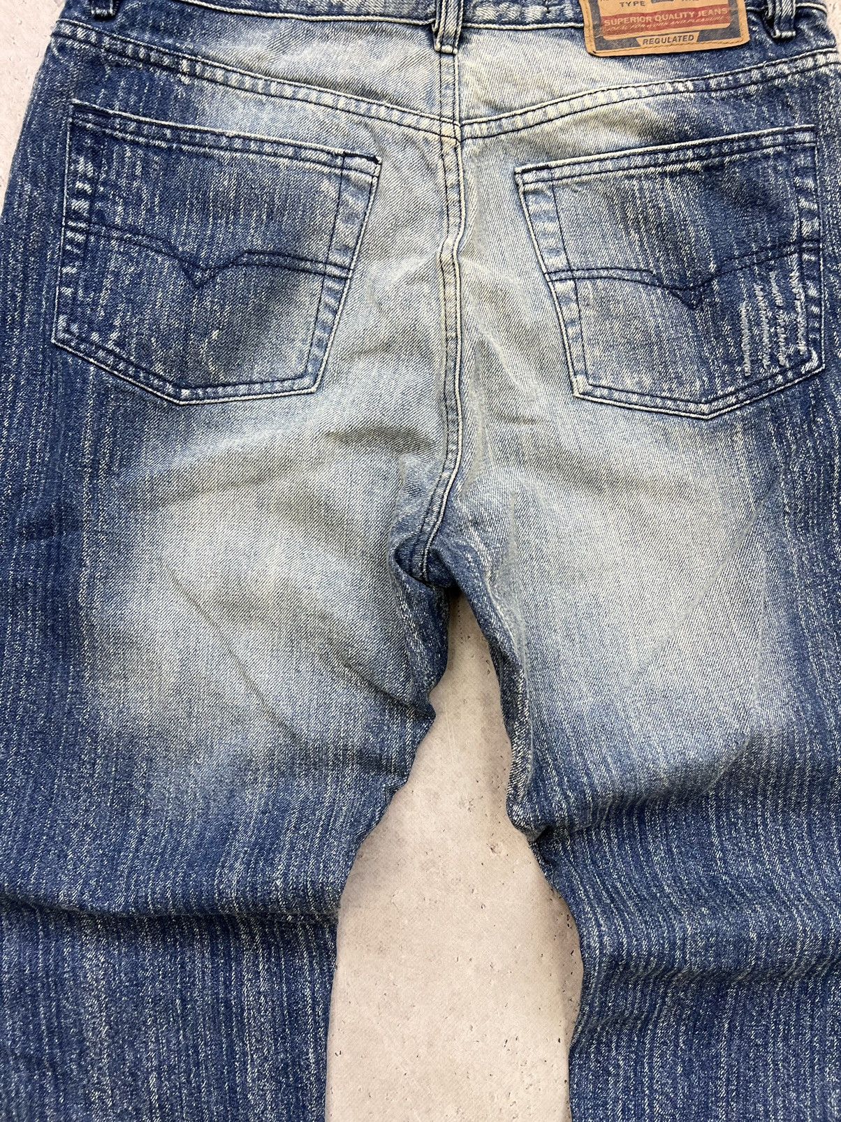 Diesel × Hysteric Glamour × Junya Watanabe VTG Rick Owens HYPE DIESEL Stvle BAGGY Jeans 90s Size US 32 / EU 48 - 16 Thumbnail