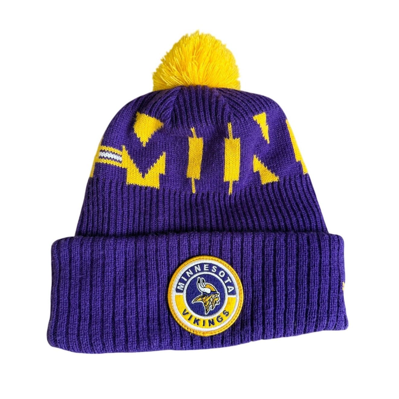 New Era Minnesota Vikings New Era NFL Football Winter Hat/Beanie Size ONE SIZE - 1 Thumbnail