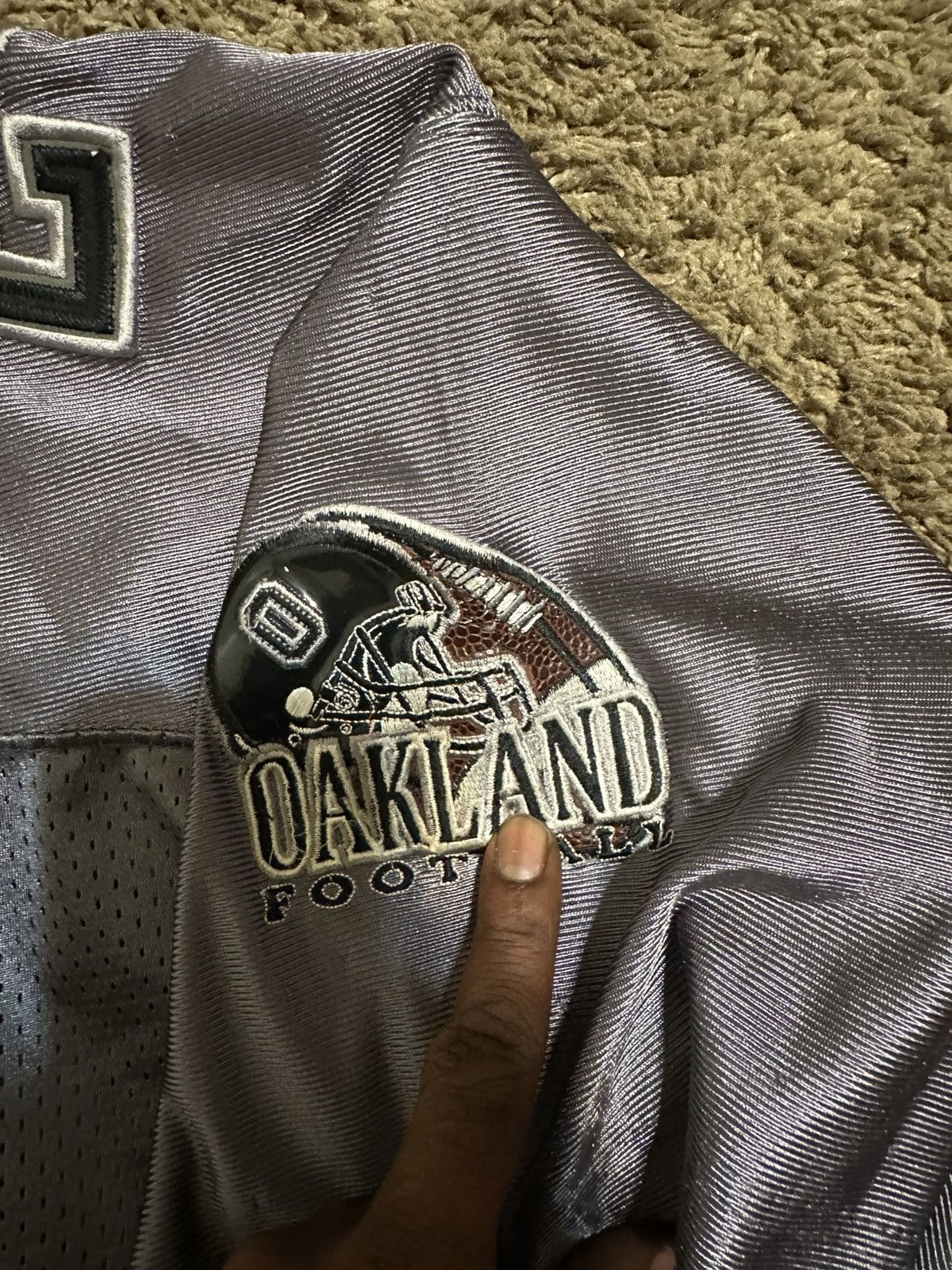 NFL × Vintage Vintage NFL Oakland Raiders jersey 90s size 2XL Size US XXL / EU 58 / 5 - 3 Thumbnail