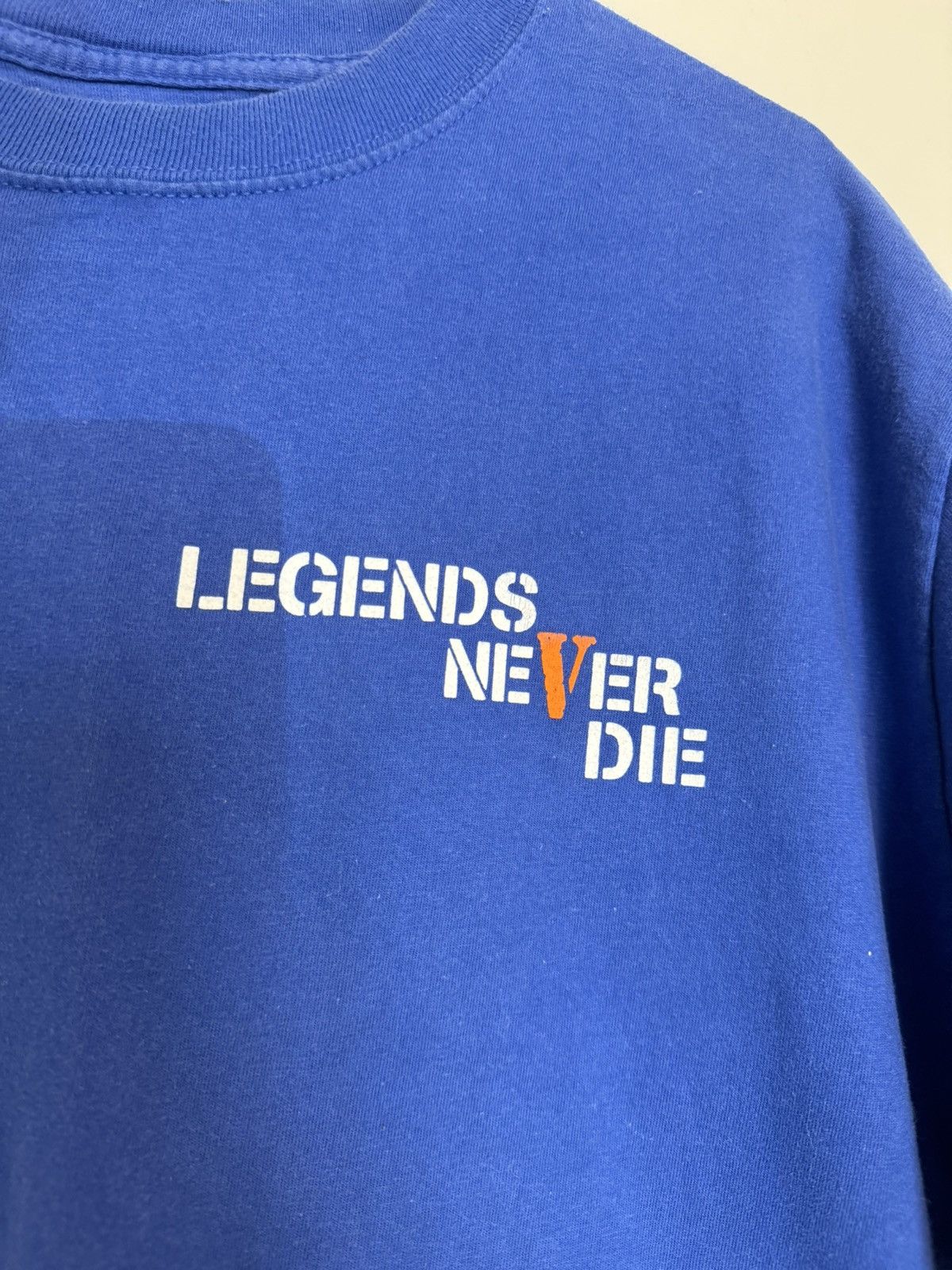 999 Club × Vlone Blue Vlone 999 Club Juice WRLD Legends Never Die Tee Size US L / EU 52-54 / 3 - 3 Thumbnail