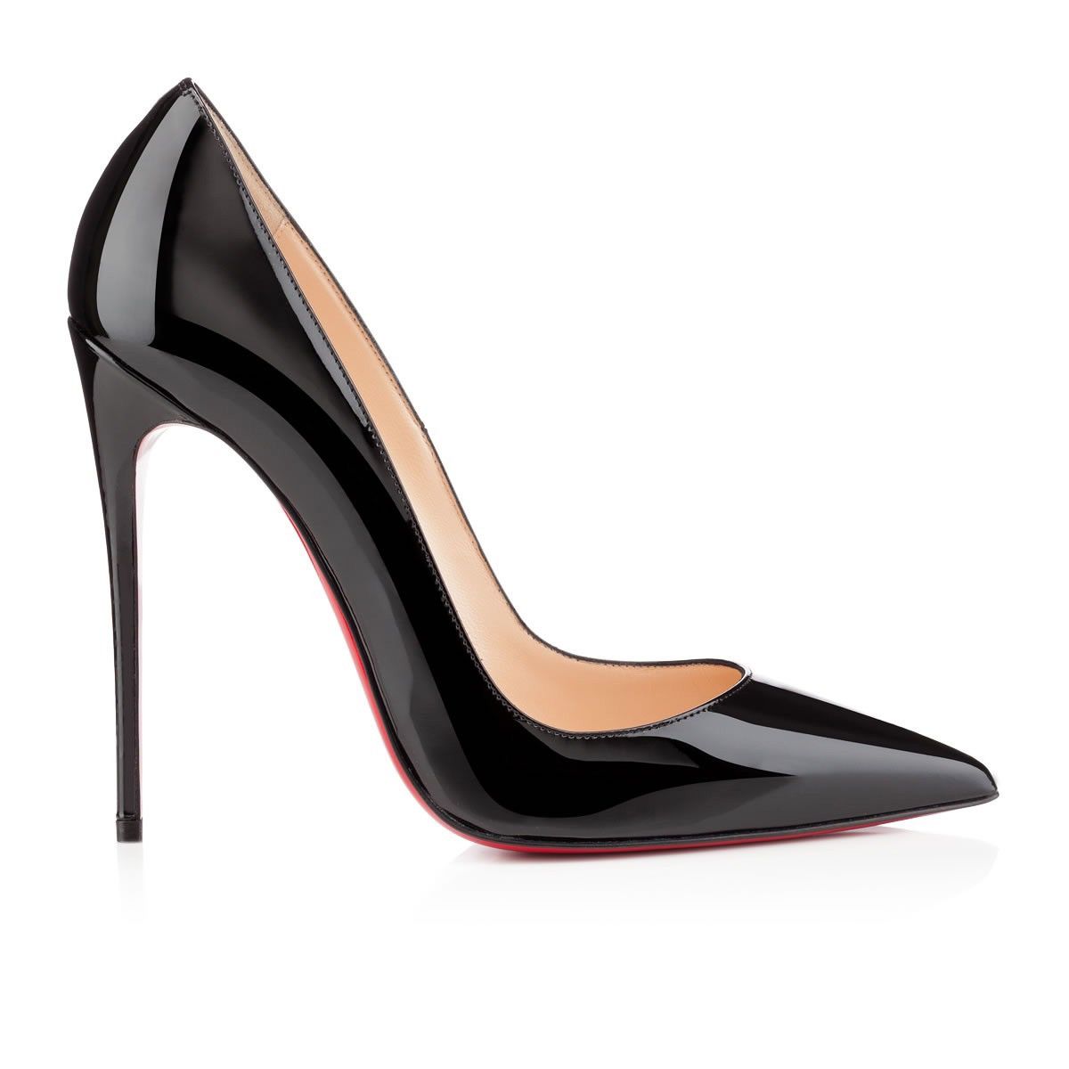Christian Louboutin So Kate 120 Pumps - Classic Black Patent Leather Size US 6.5 / IT 36.5 - 3 Thumbnail