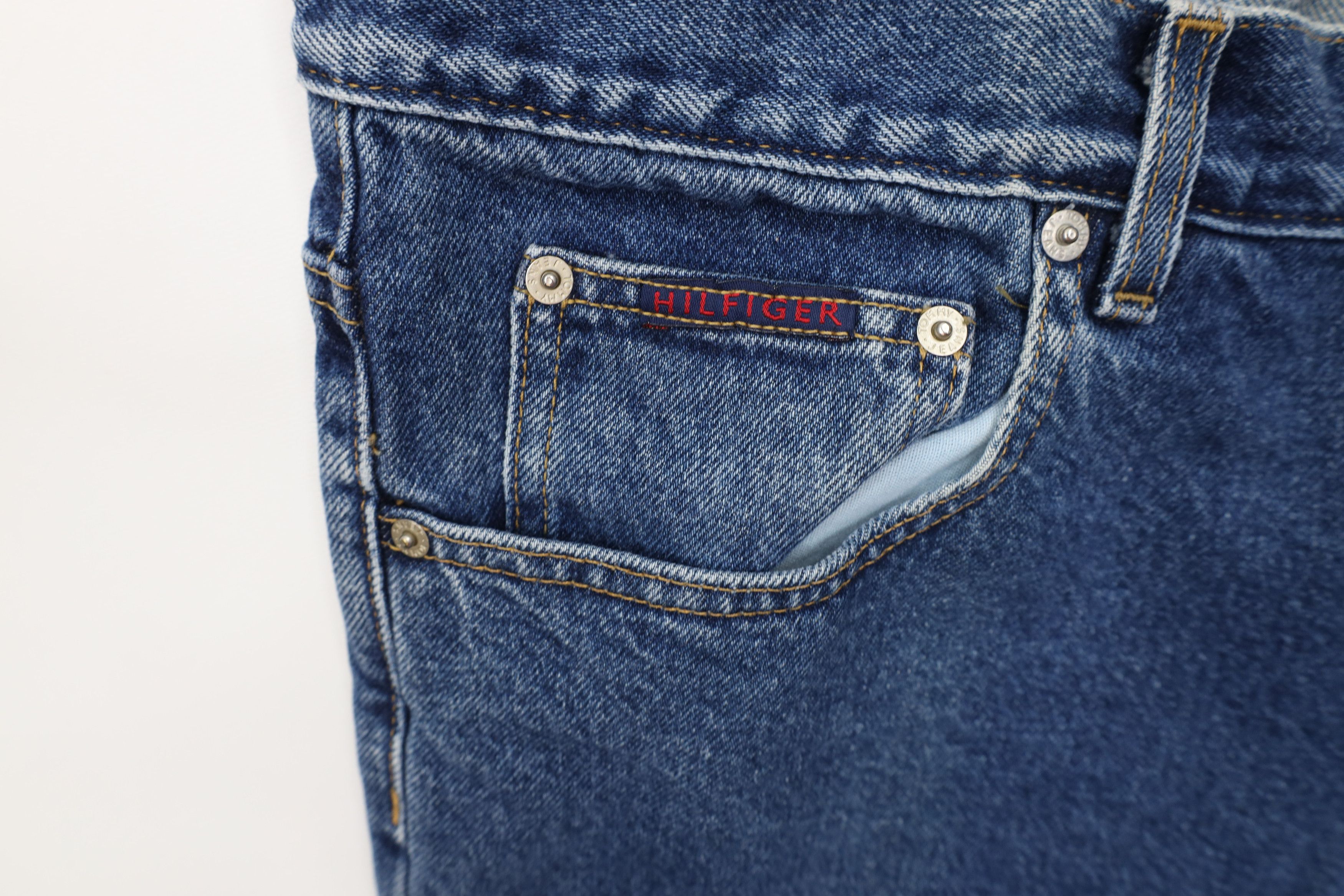 Tommy Hilfiger Vintage Y2K 2000 Tommy Hilfiger Relaxed Wide Leg Jeans Blue Size US 38 / EU 54 - 7 Thumbnail